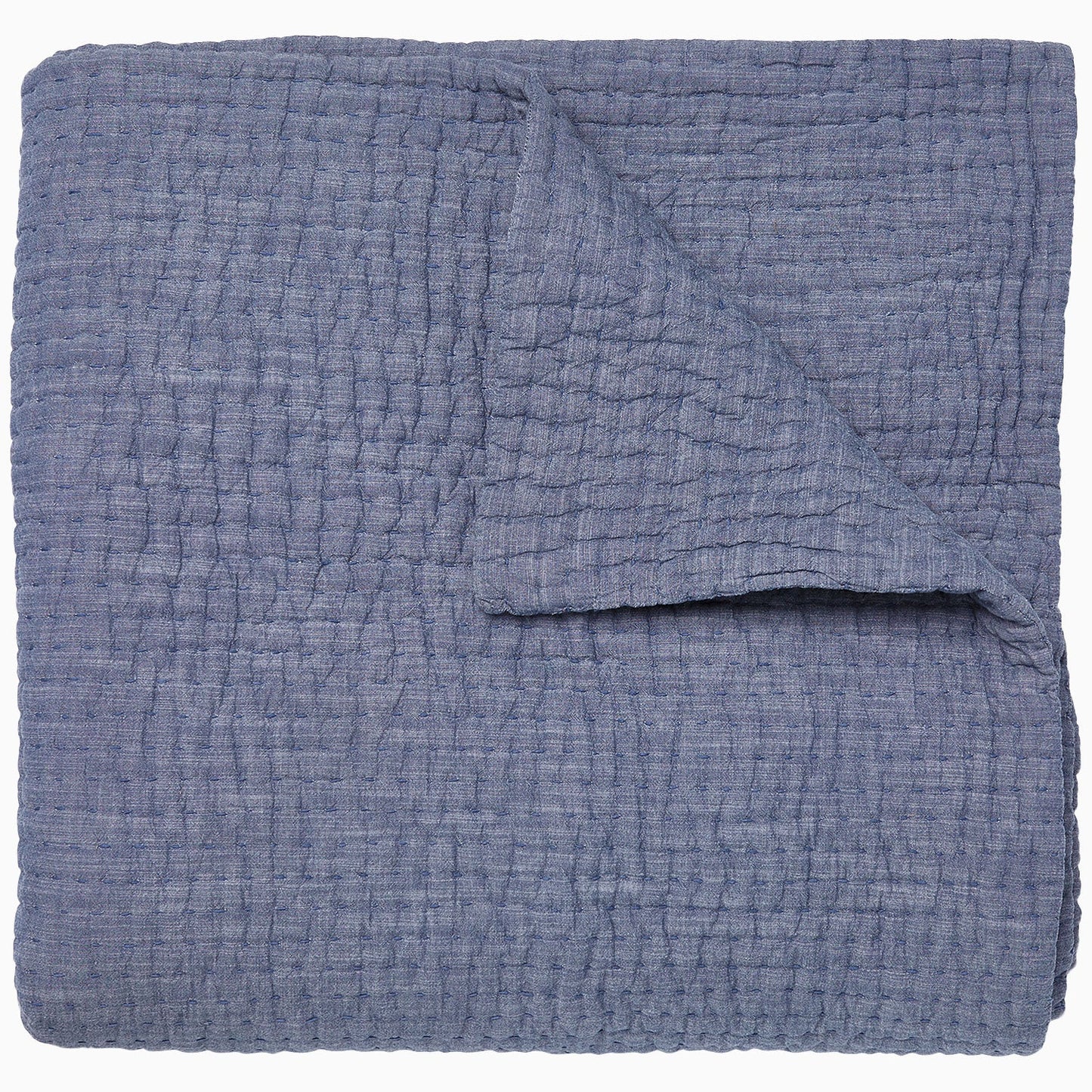 John Robshaw Vivada Coverlet Indigo-John Robshaw-Thistle Hill