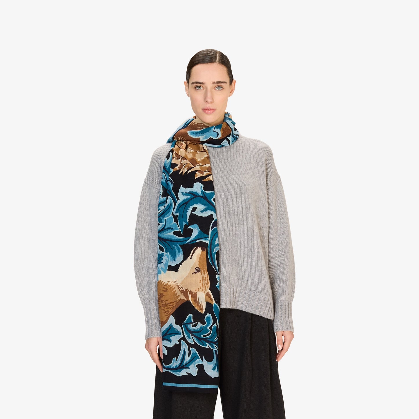 Inoui Editions Scarf 100 Leonard Blue-Inoui Editions-Thistle Hill