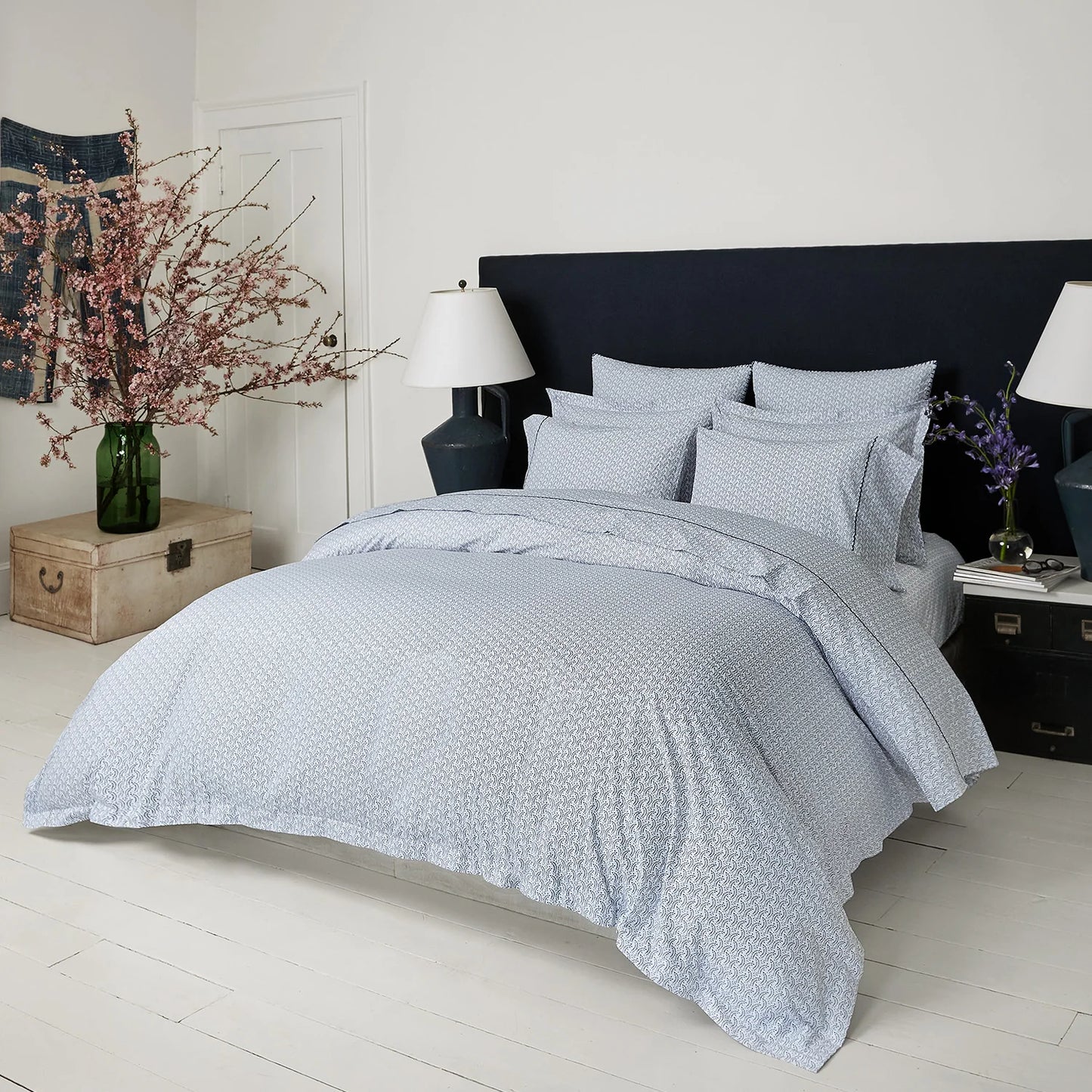 John Robshaw Ramra Indigo Duvet-John Robshaw-Thistle Hill