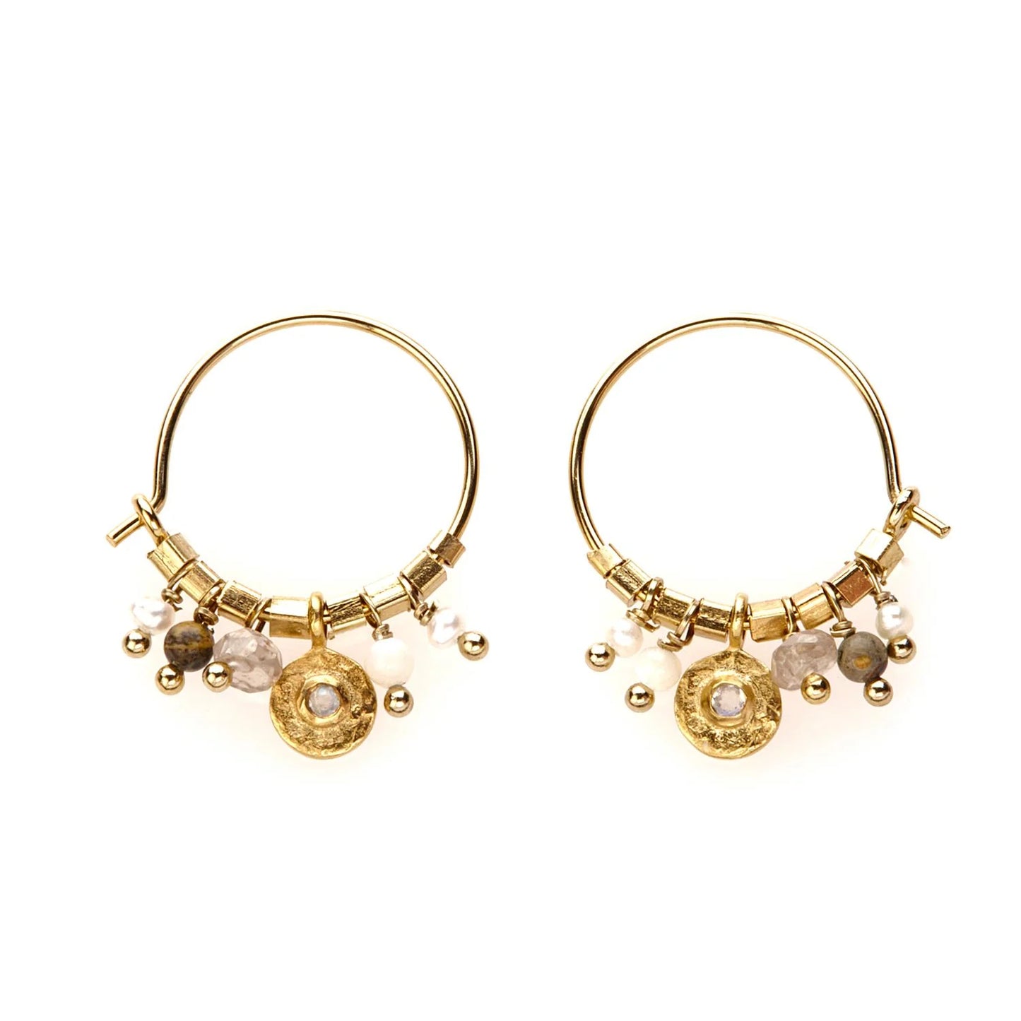 5 Octobre Suzie Pierre de Lune Earrings-5 Octobre-Thistle Hill