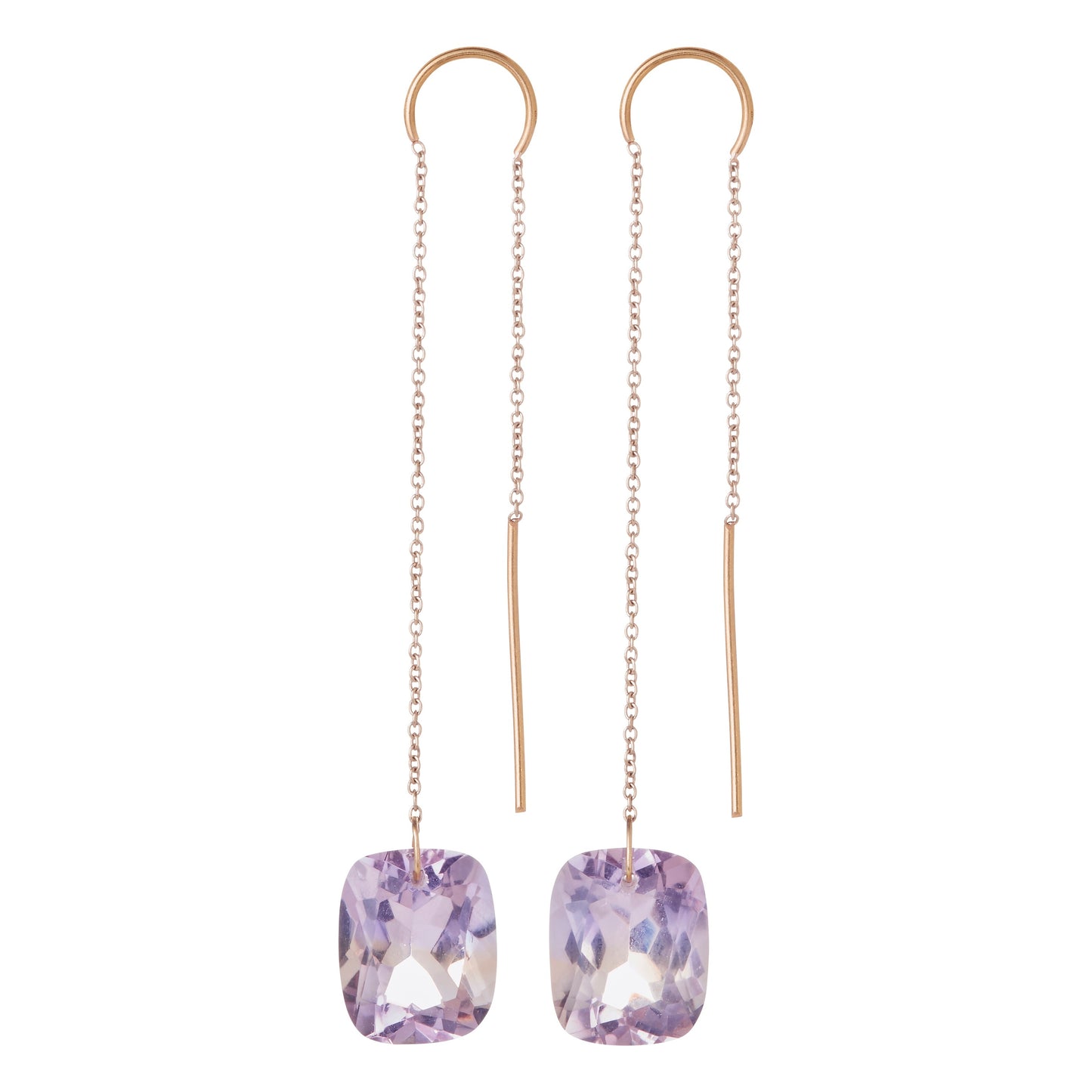 5 Octobre Tena Violet 10x8mm Earrings-5 Octobre-Thistle Hill