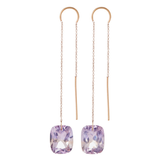 5 Octobre Tena Violet 10x8mm Earrings-5 Octobre-Thistle Hill