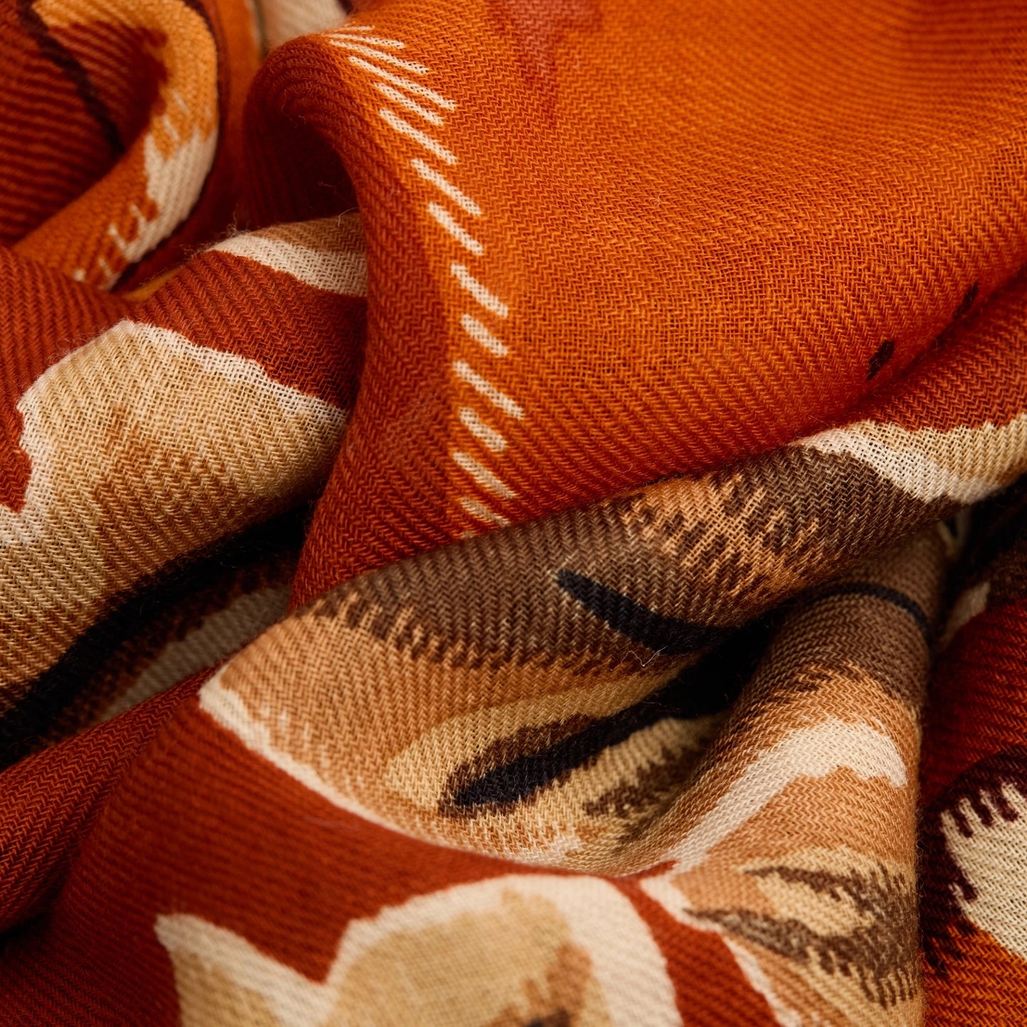 Inoui Editions Scarf 100 Leonard Orange-Inoui Editions-Thistle Hill