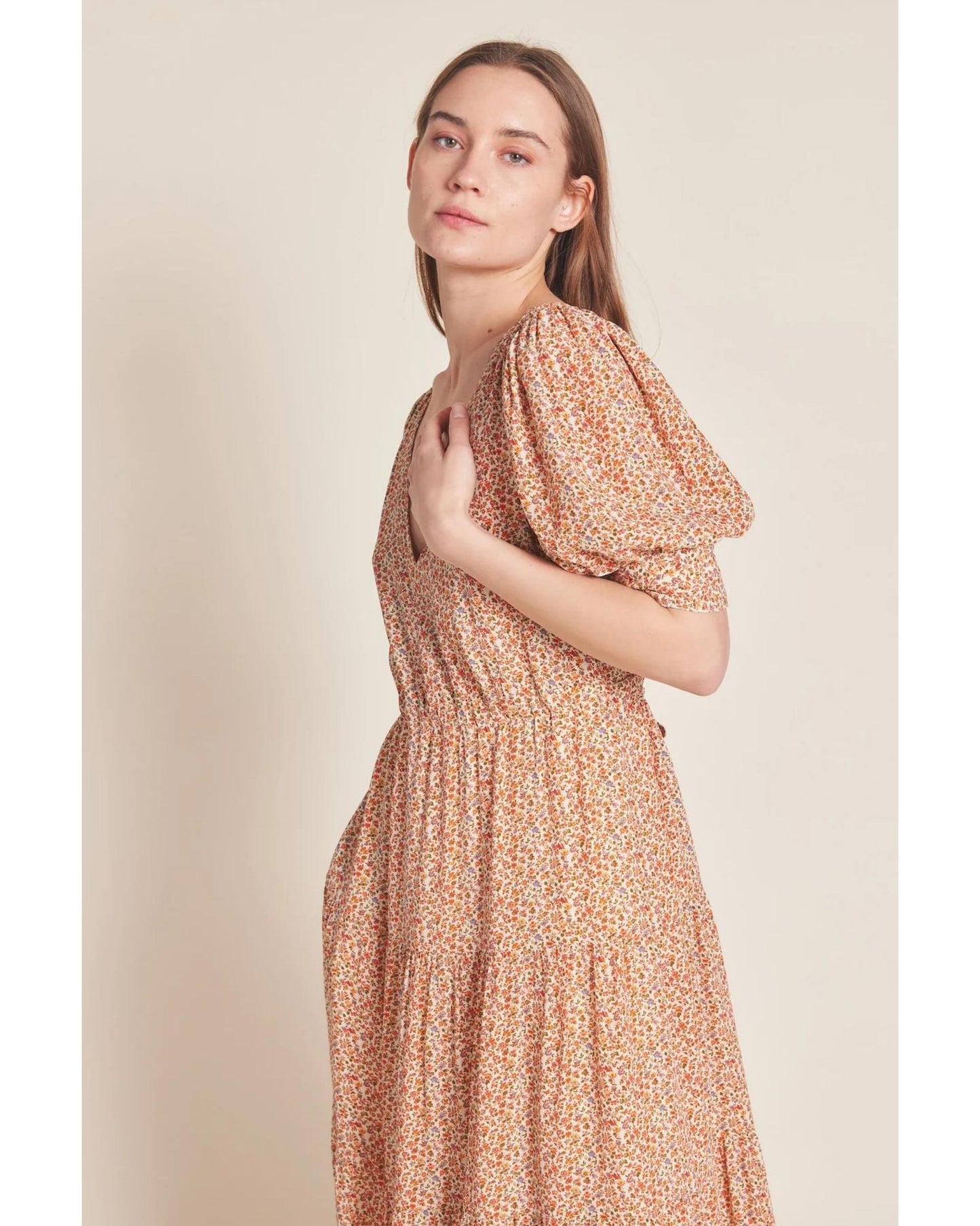 Trovata Arden Dress Bellflower Ditsy