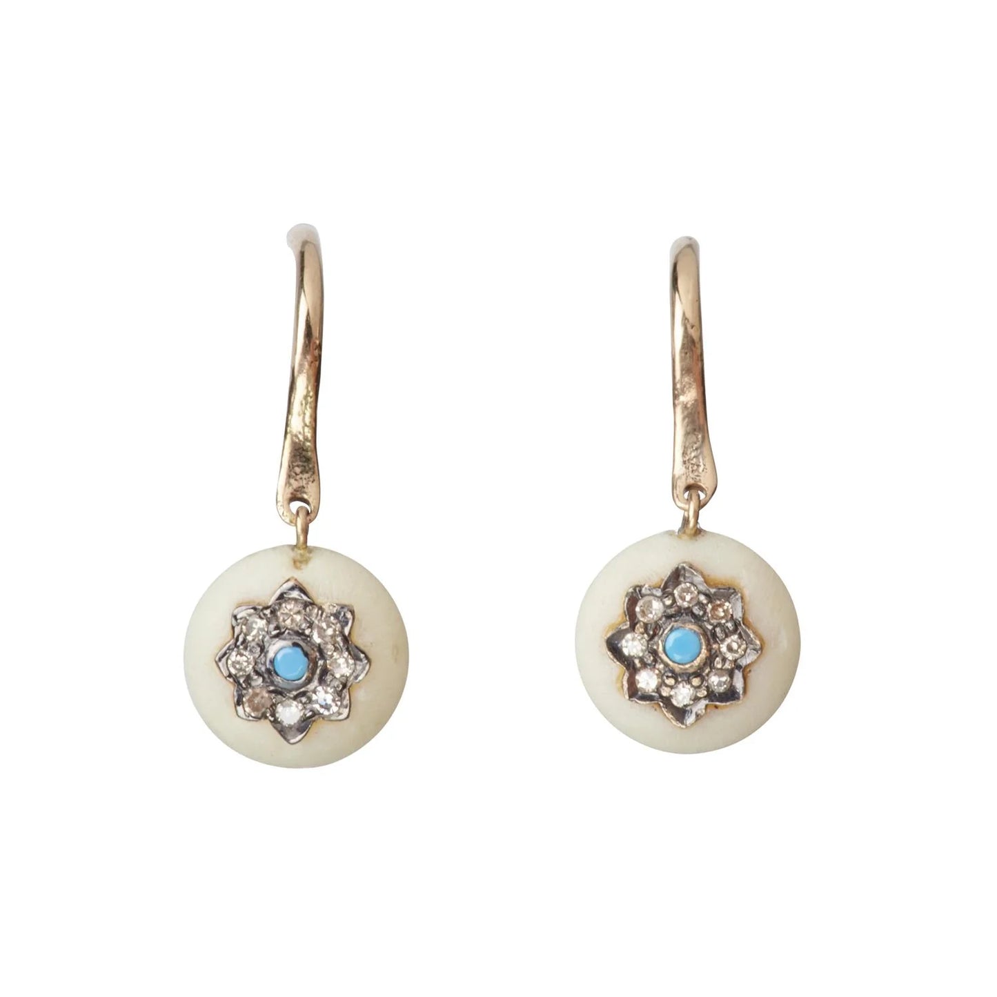 5 Octobre Isa White Or 14k Earrings-5 Octobre-Thistle Hill