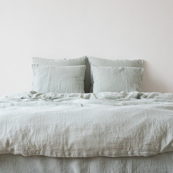 LinenMe Standard Pillow Case Set of 2 Sea Foam-LinenMe-Thistle Hill