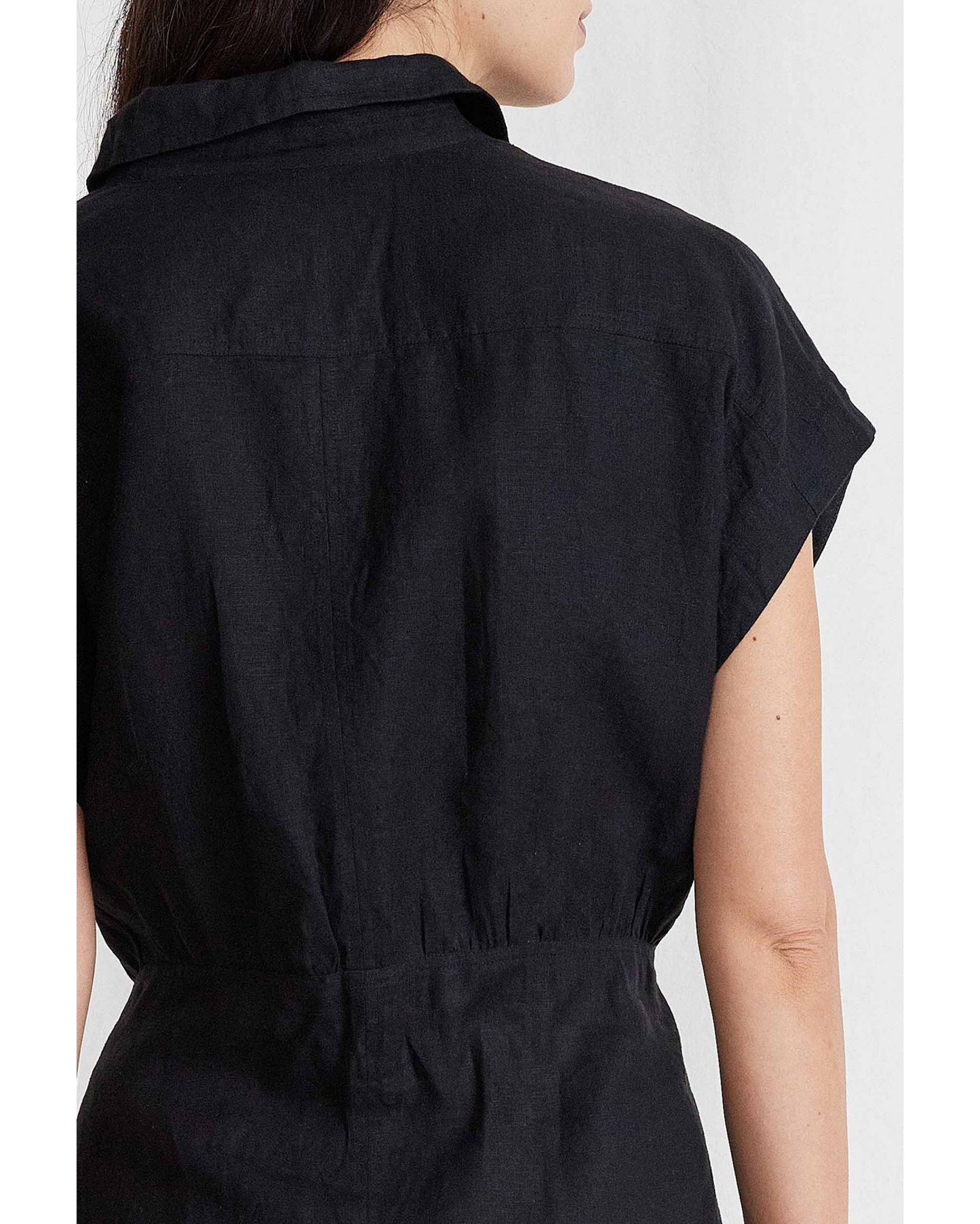 Apiece Apart Catania Wrap Maxi Dress Black