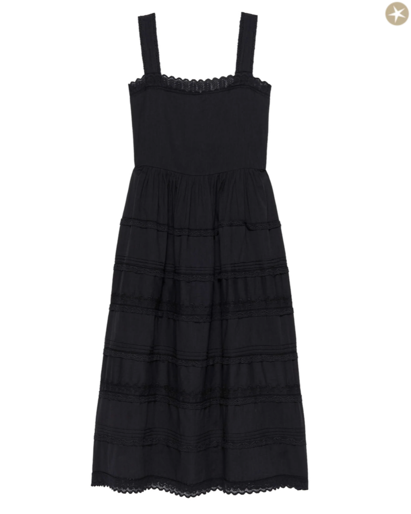 The Great Reverie Dress Black