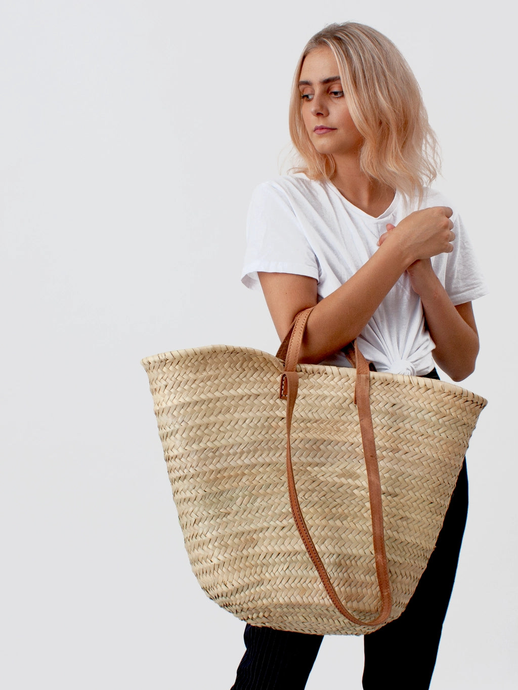 Parisienne Shopper Basket-Thistle Hill-Thistle Hill