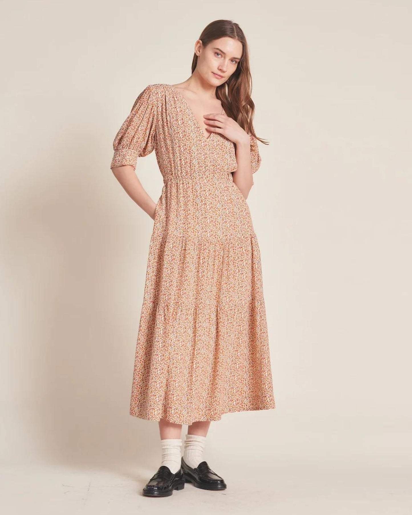 Trovata Arden Dress Bellflower Ditsy
