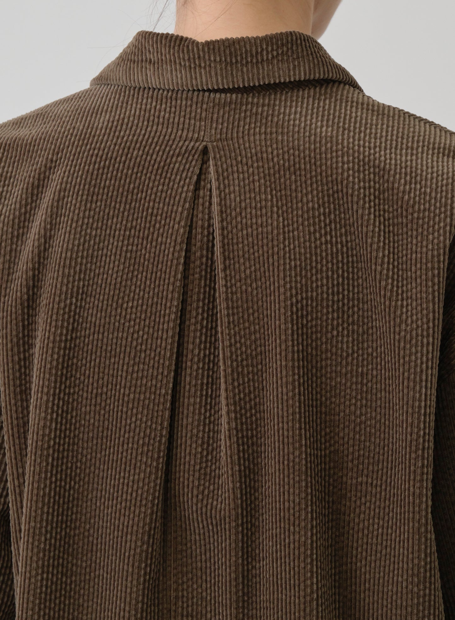 Pas de Calais Corduroy Tailored Jacket Khaki-Pas De Calais-Thistle Hill