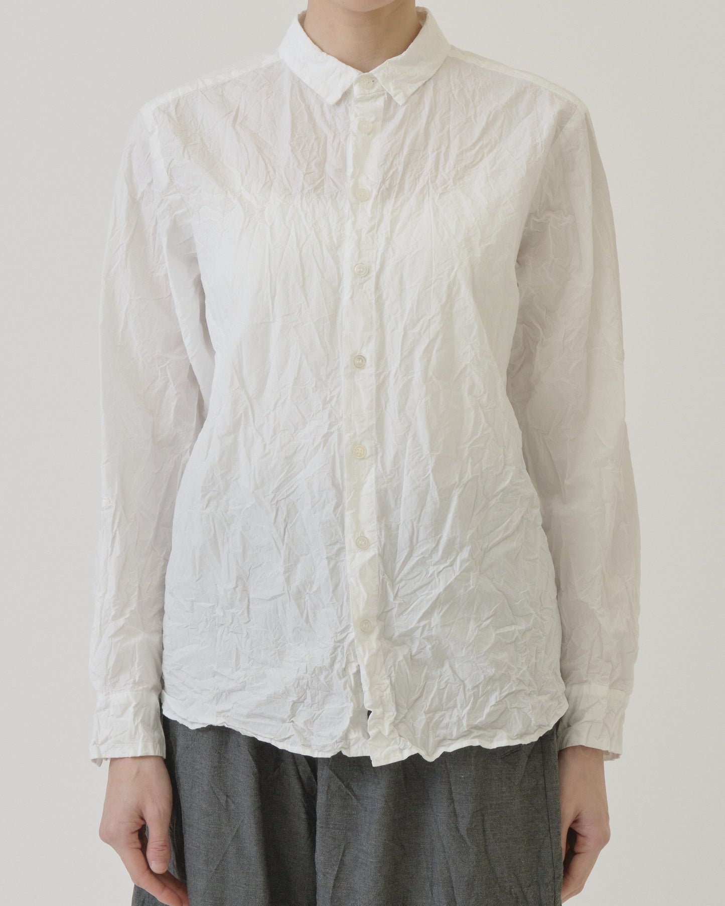 Pas de Calais Cotton Typewriter Blouse White-Pas De Calais-Thistle Hill