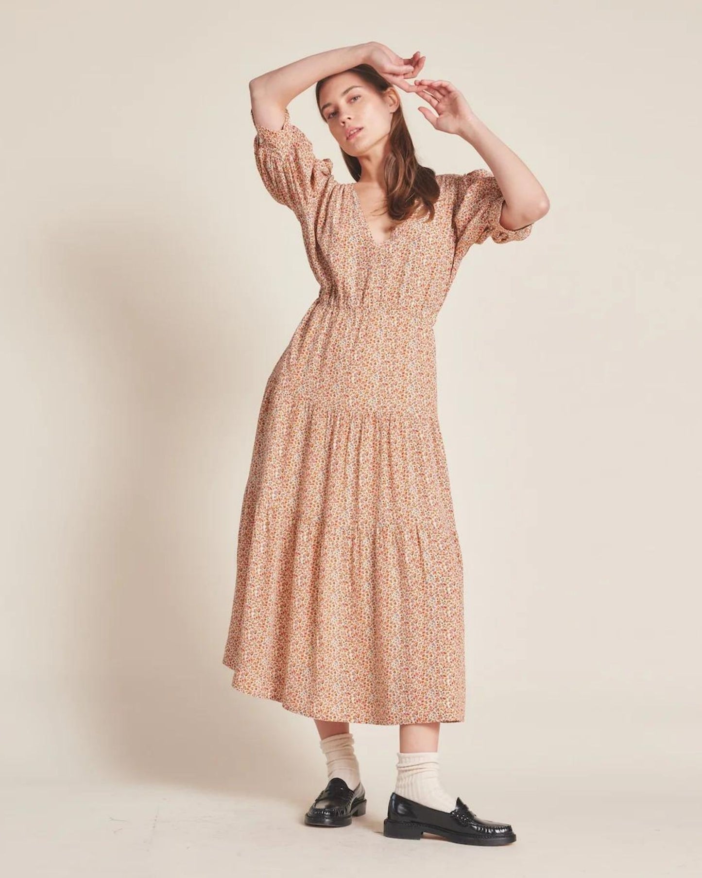 Trovata Arden Dress Bellflower Ditsy