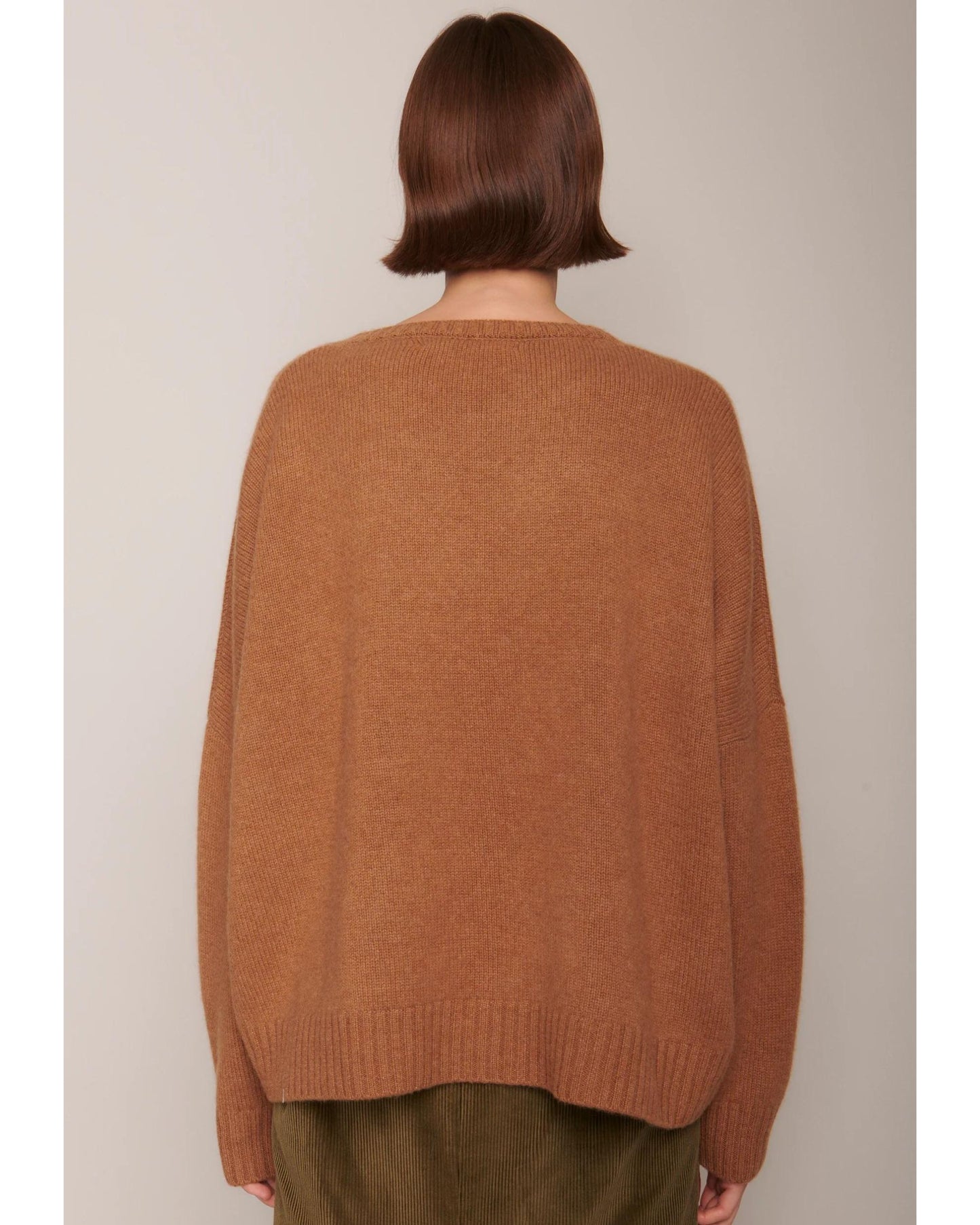 Organic by John Patrick Cashmere Wide Pullover Vicuna