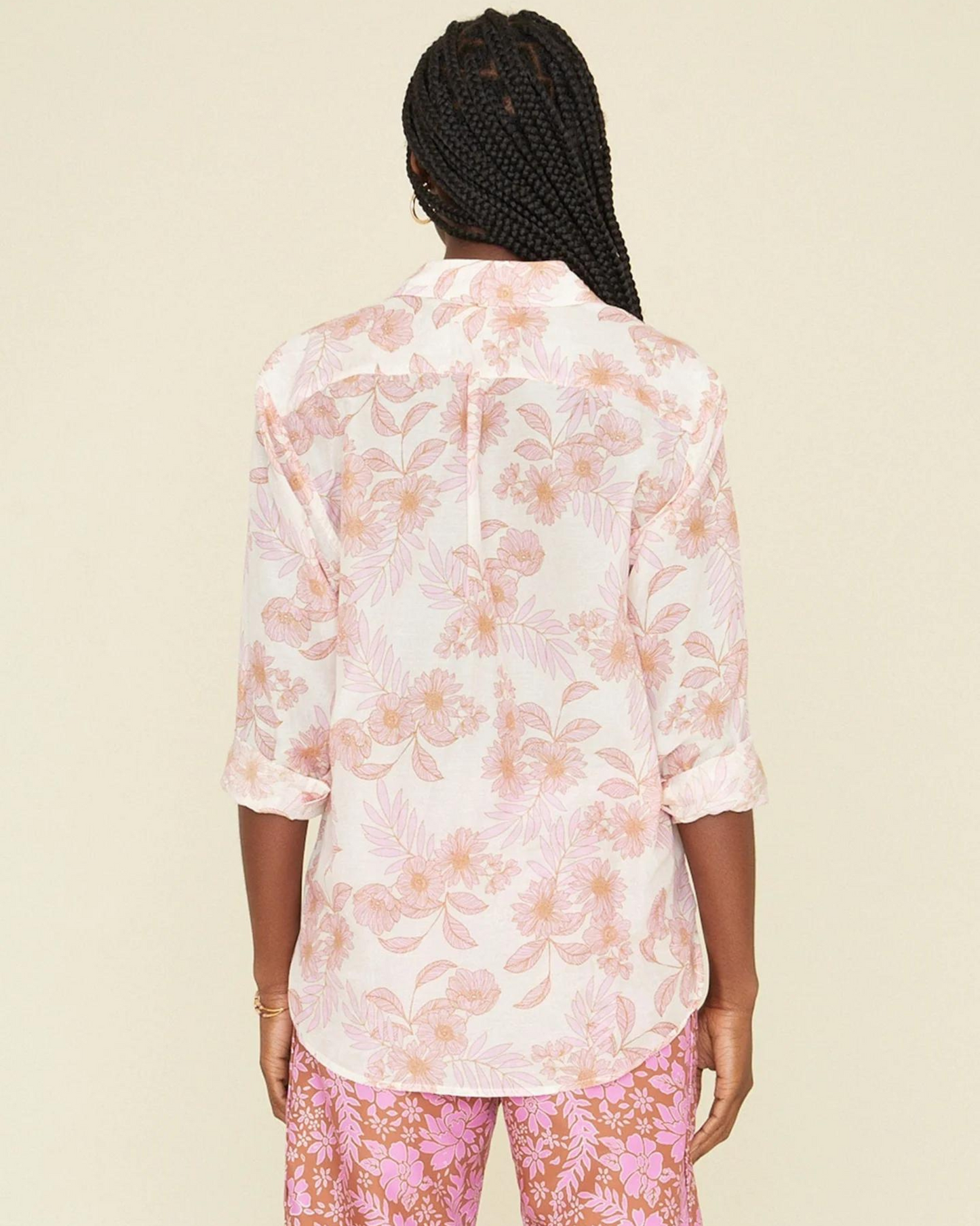 Xirena Beau Shirt Blush Ivory
