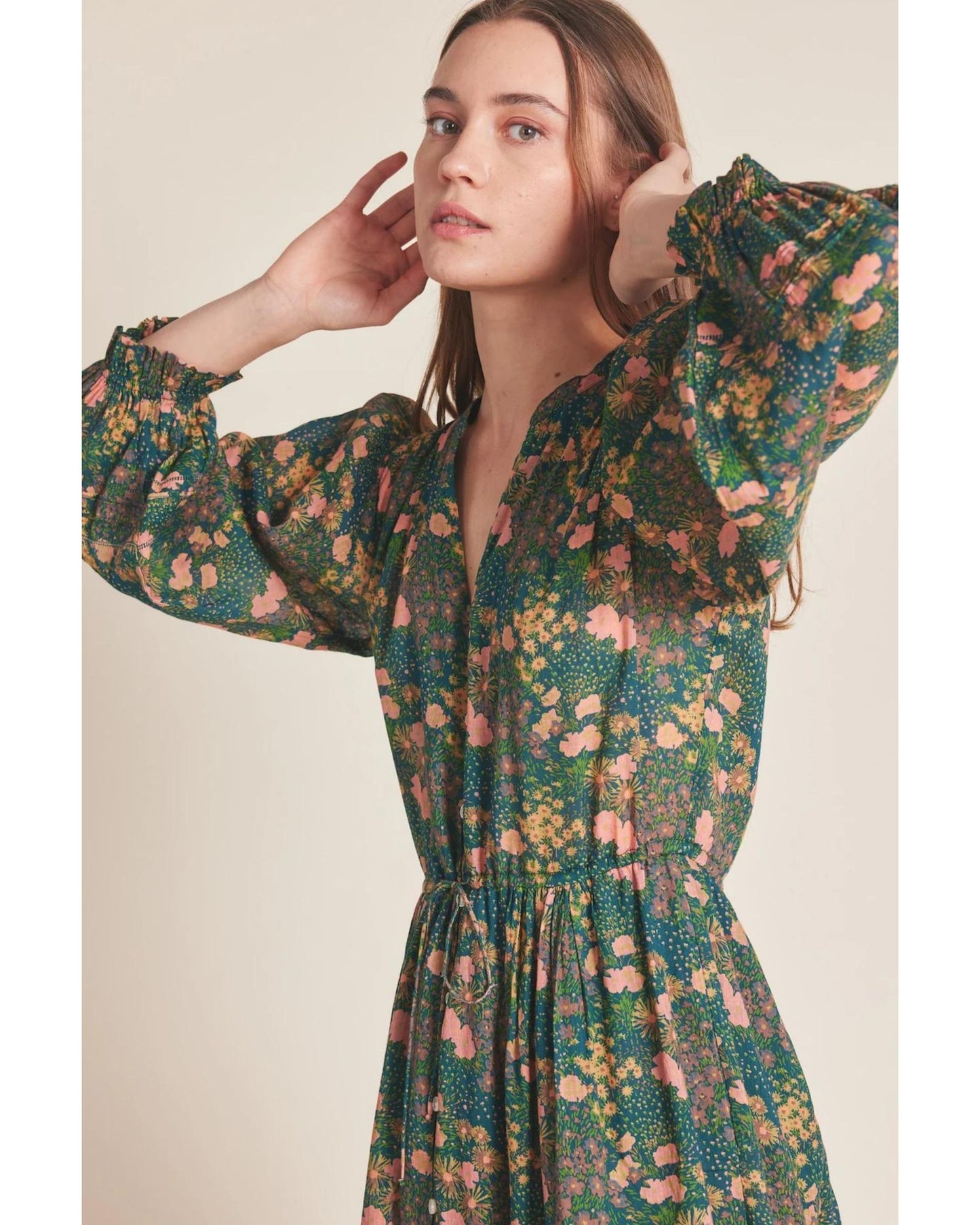 Trovata Sylvie Dress Woodbine Cluster