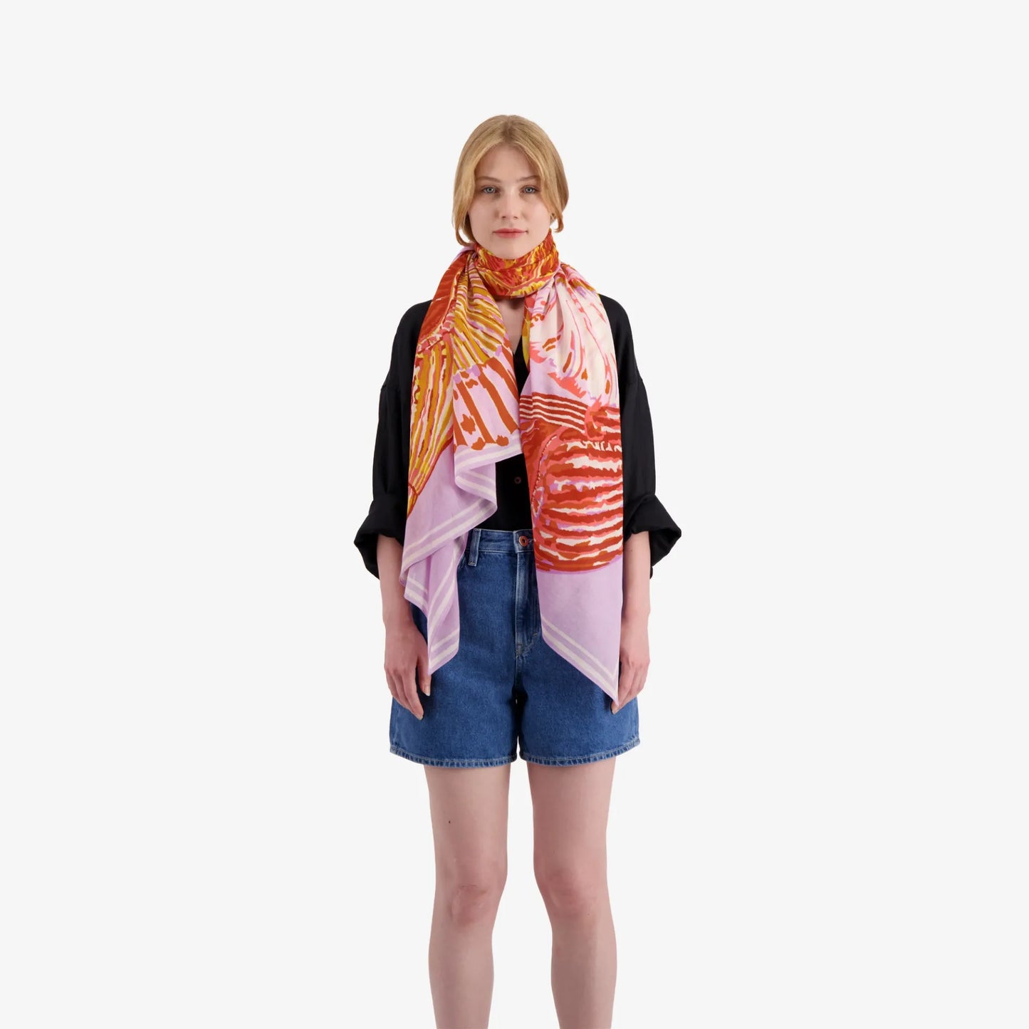 Inoui Editions Scarf 100 Galapagos Lilac-Inoui Editions-Thistle Hill