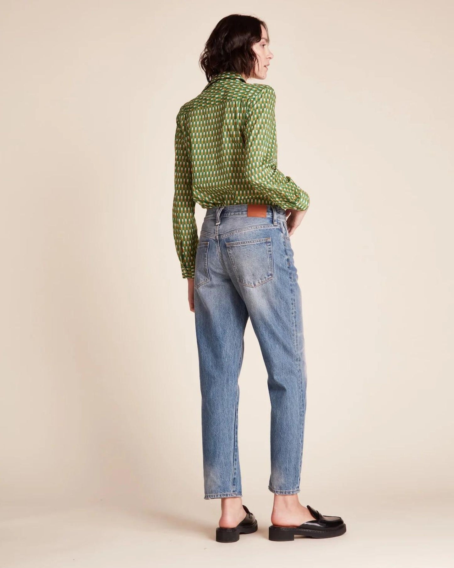 Trovata Jacquelin Shirt Peridot Paver