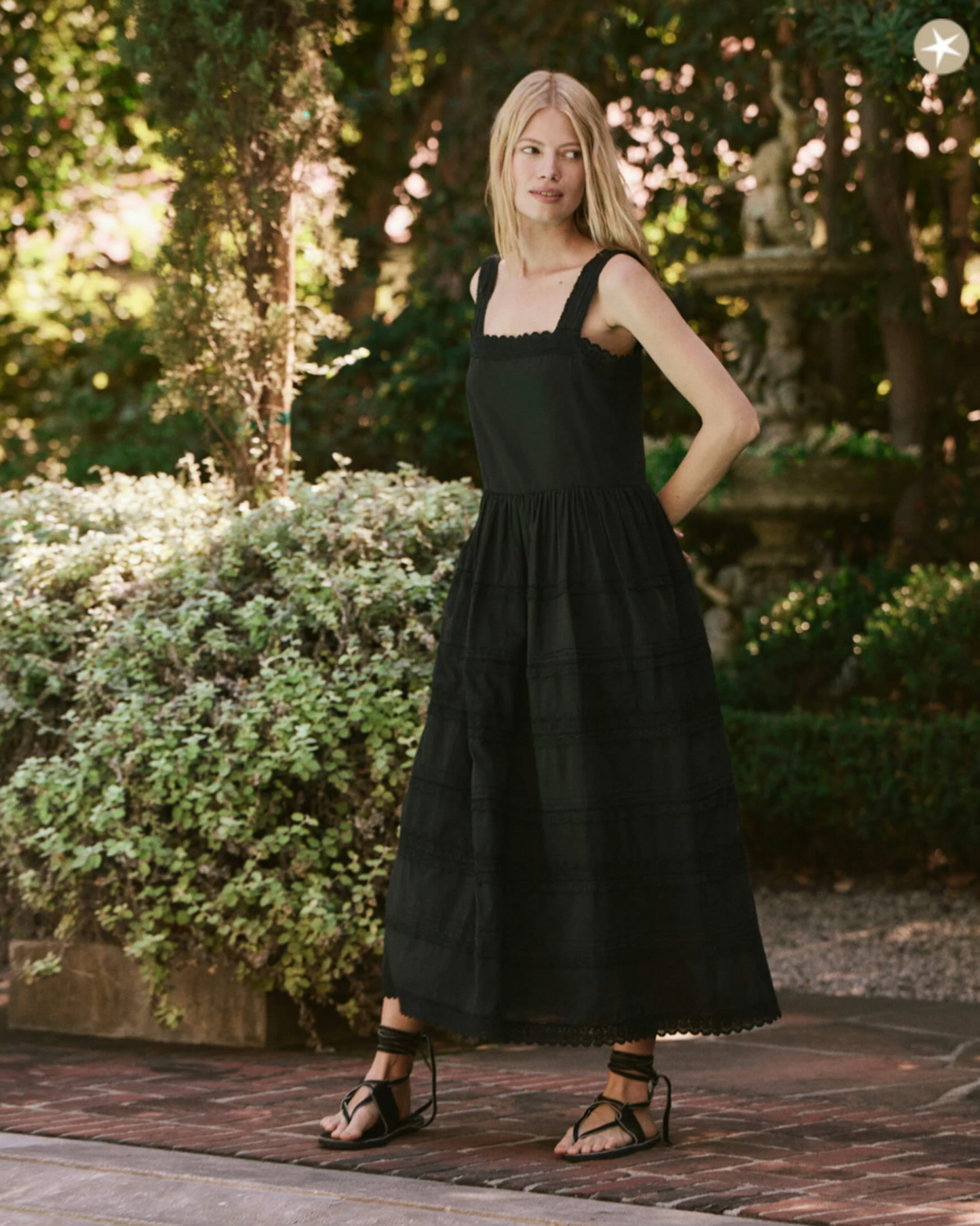 The Great Reverie Dress Black