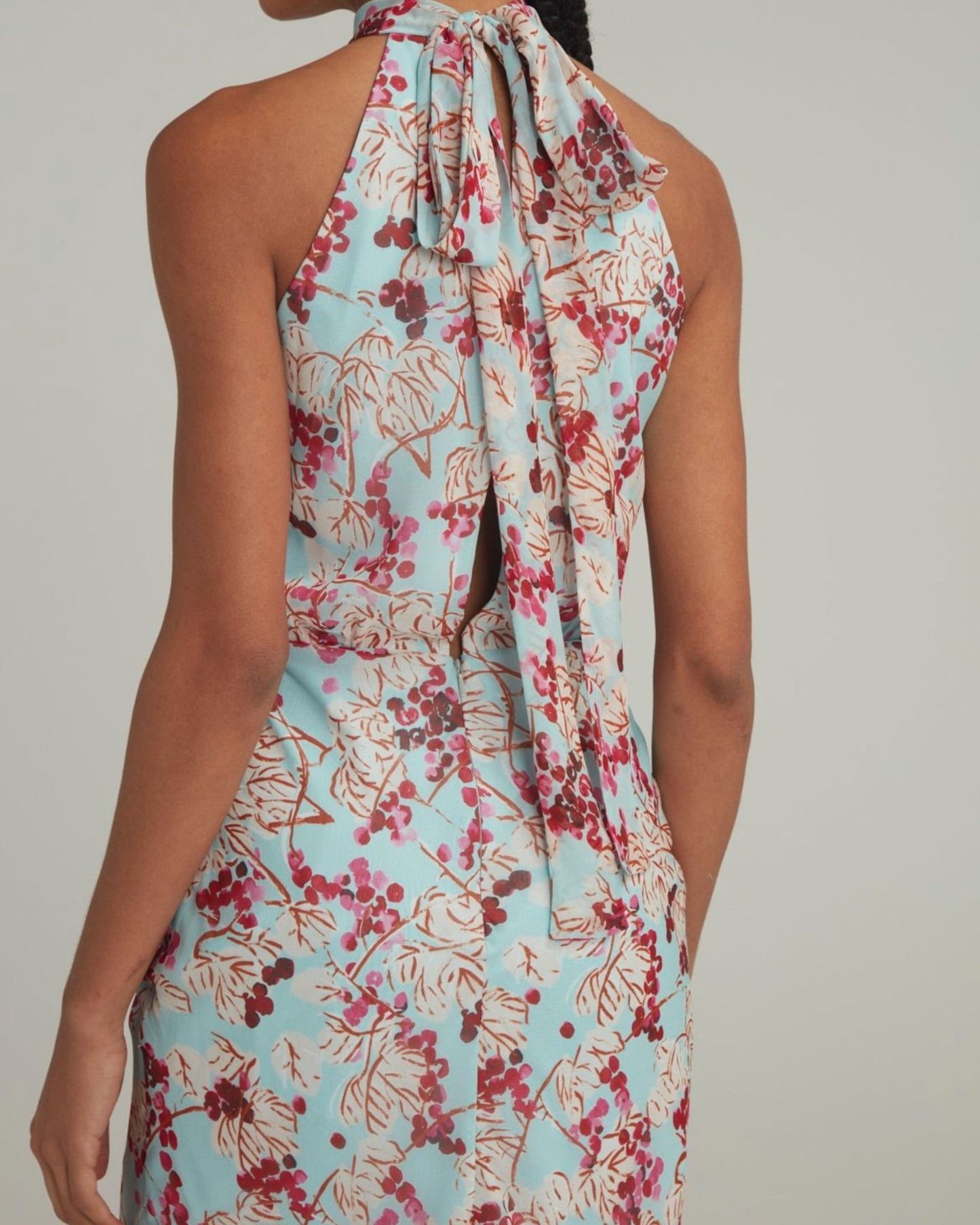 Saloni Lila Dress Mulberry