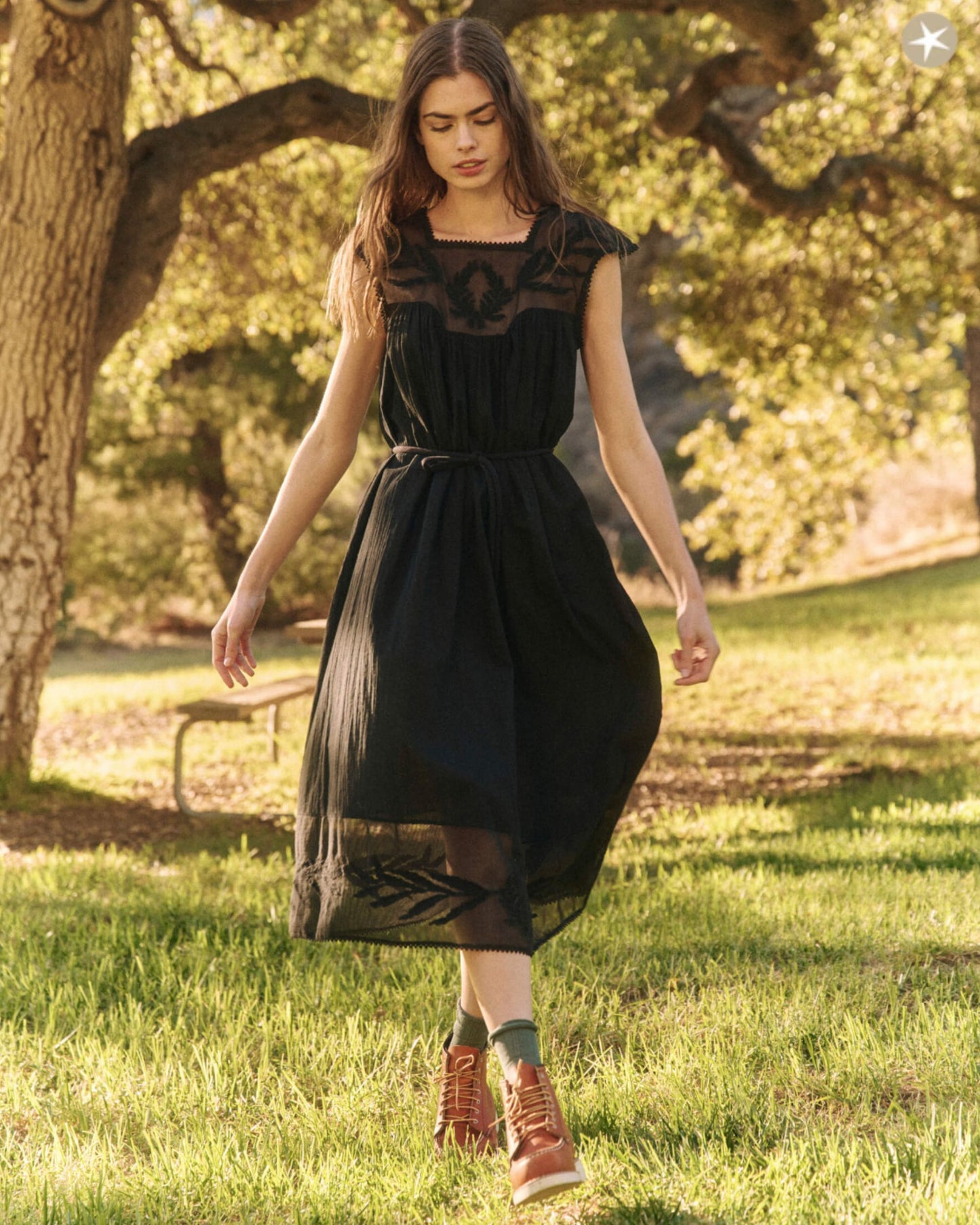 The Great Dawn Dress Black