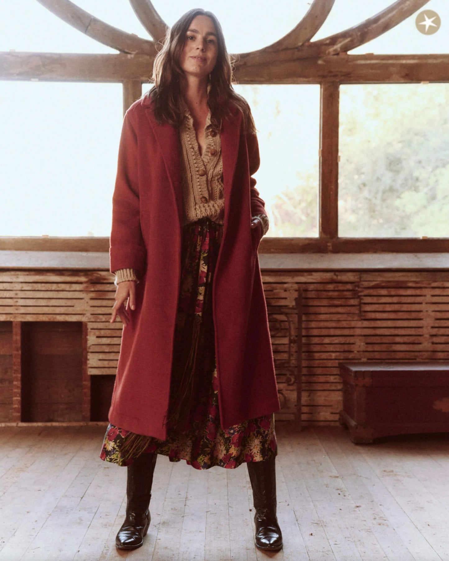The Great Nomad Coat Strawberry Jam