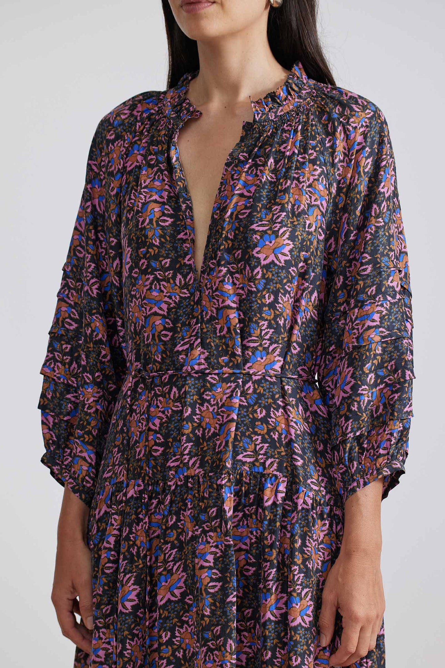 Apiece Apart Trinidad Maxi Dress Folk Foliage
