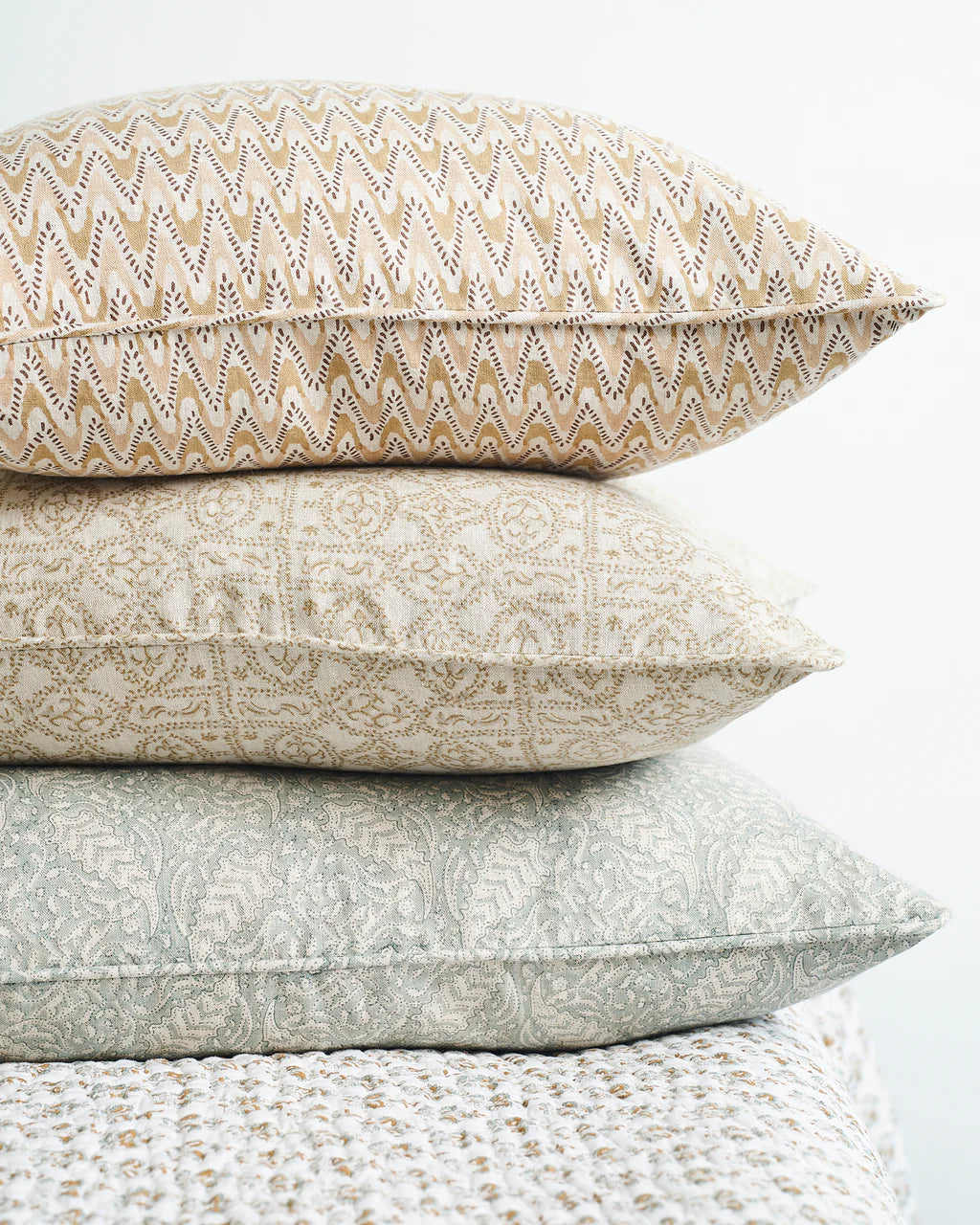 Walter G Anatolia Celadon Linen Cushion-Walter G-Thistle Hill
