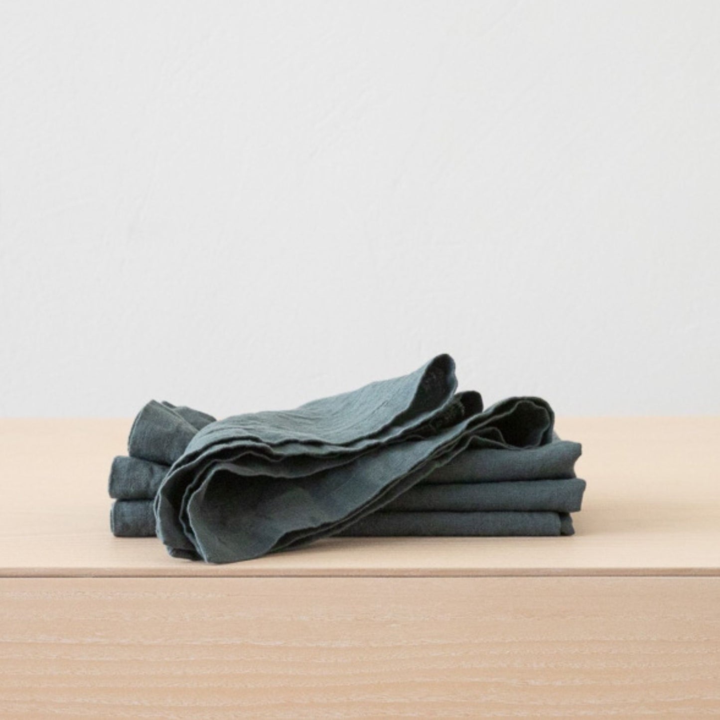 Stonewashed Linen Napkins Balsam Green-Thistle Hill-Thistle Hill
