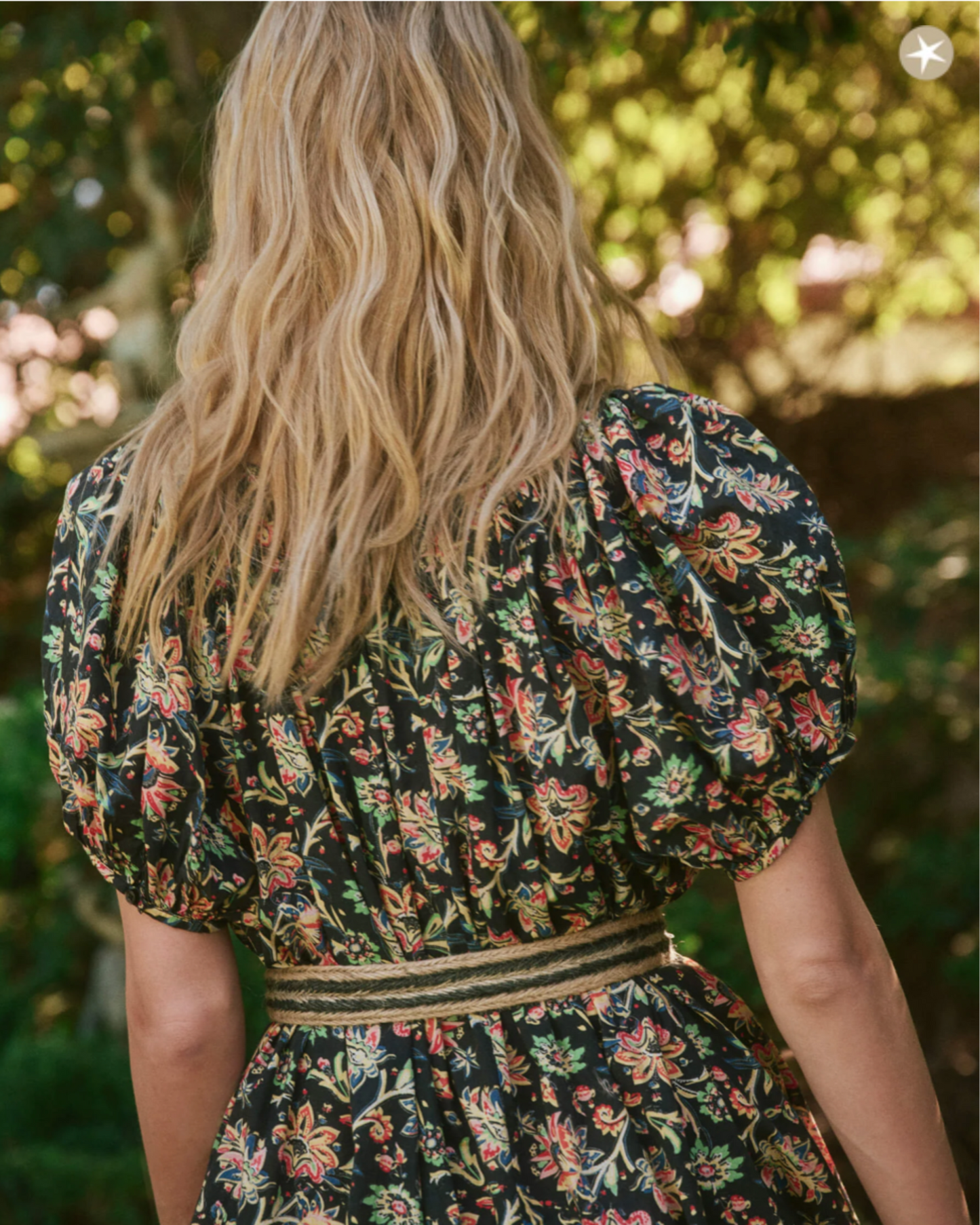 The Great Seascape Dress Black Paisley