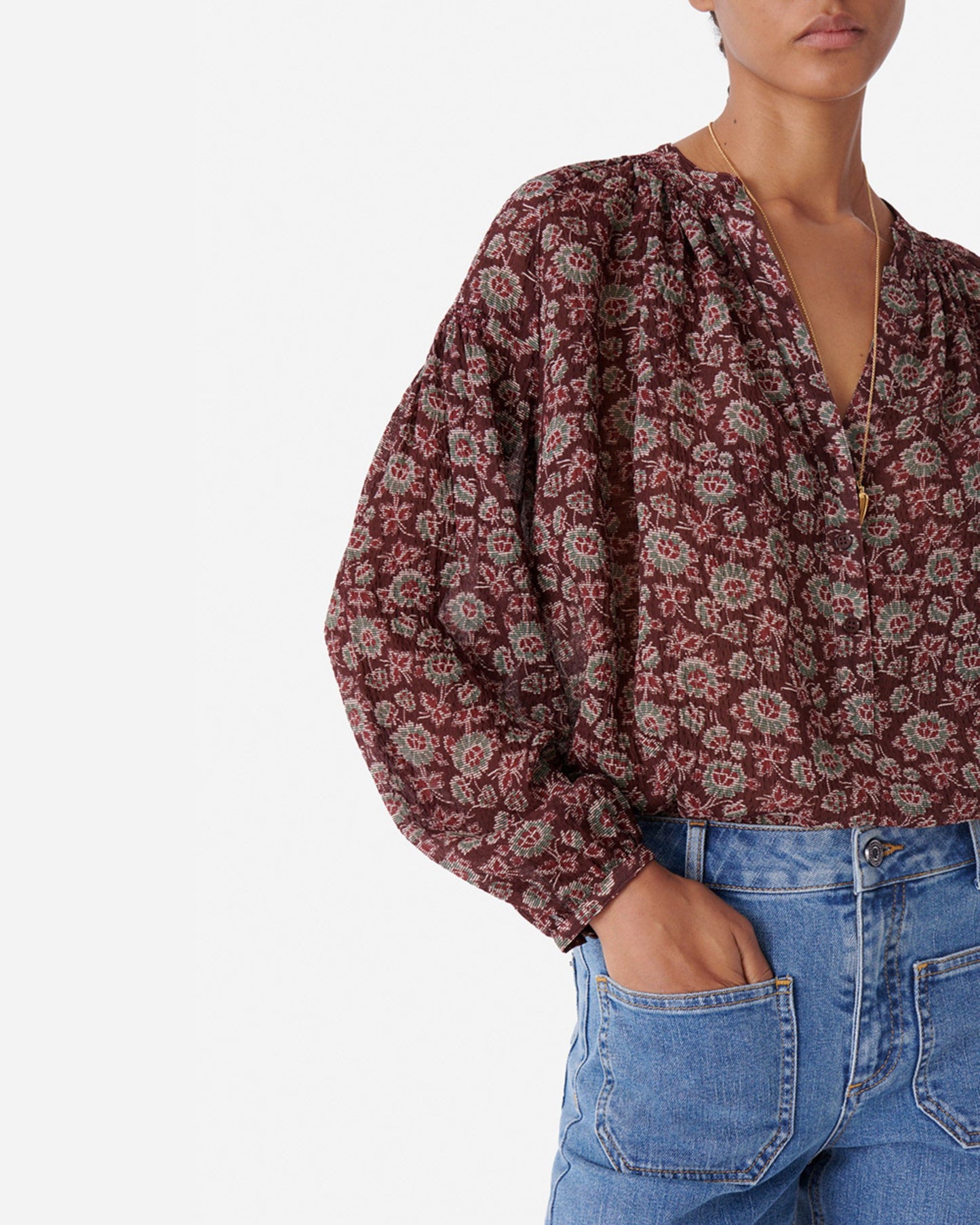 Vanessa Bruno Nipoa Shirt Marron