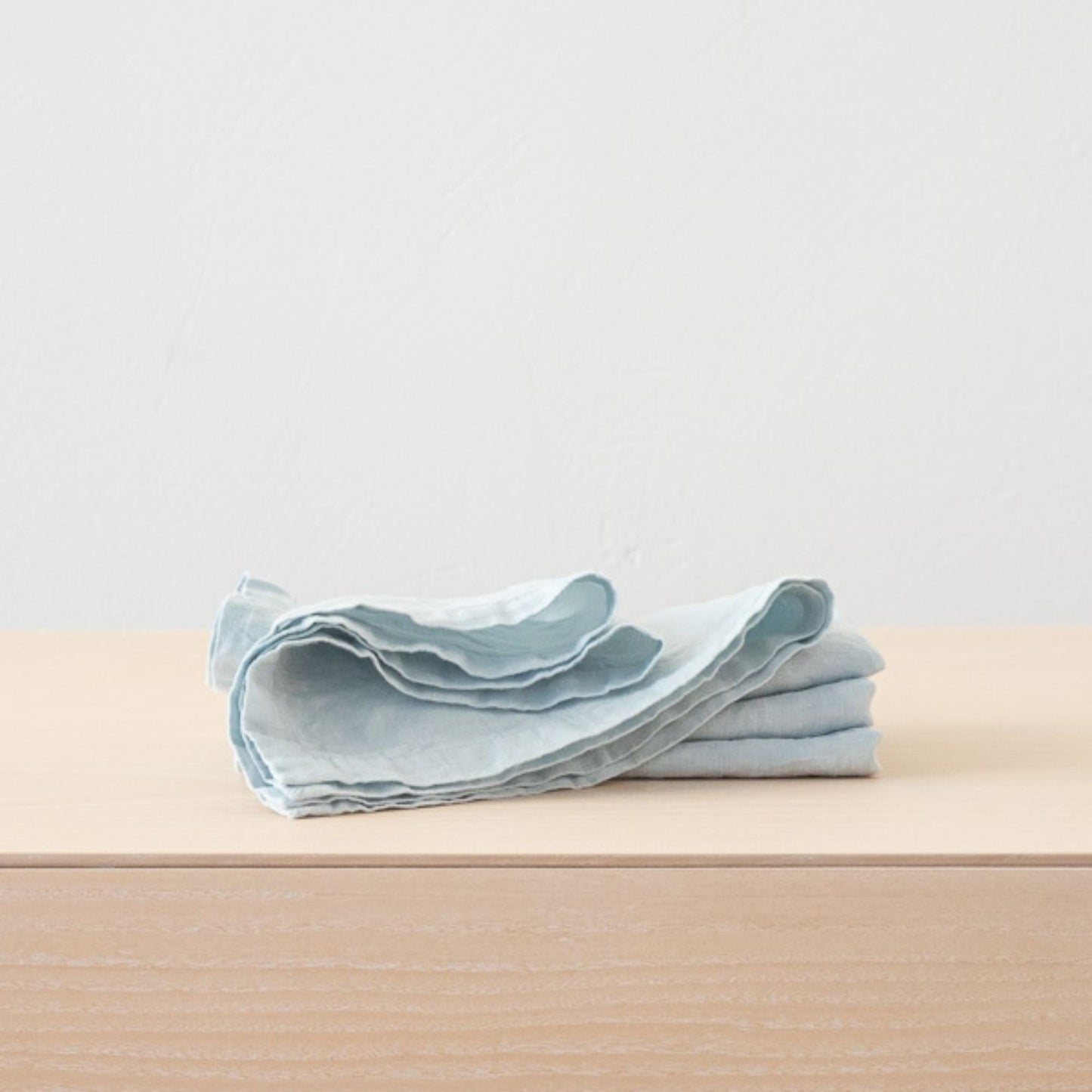 Stonewashed Linen Napkins Ice Blue-Thistle Hill-Thistle Hill
