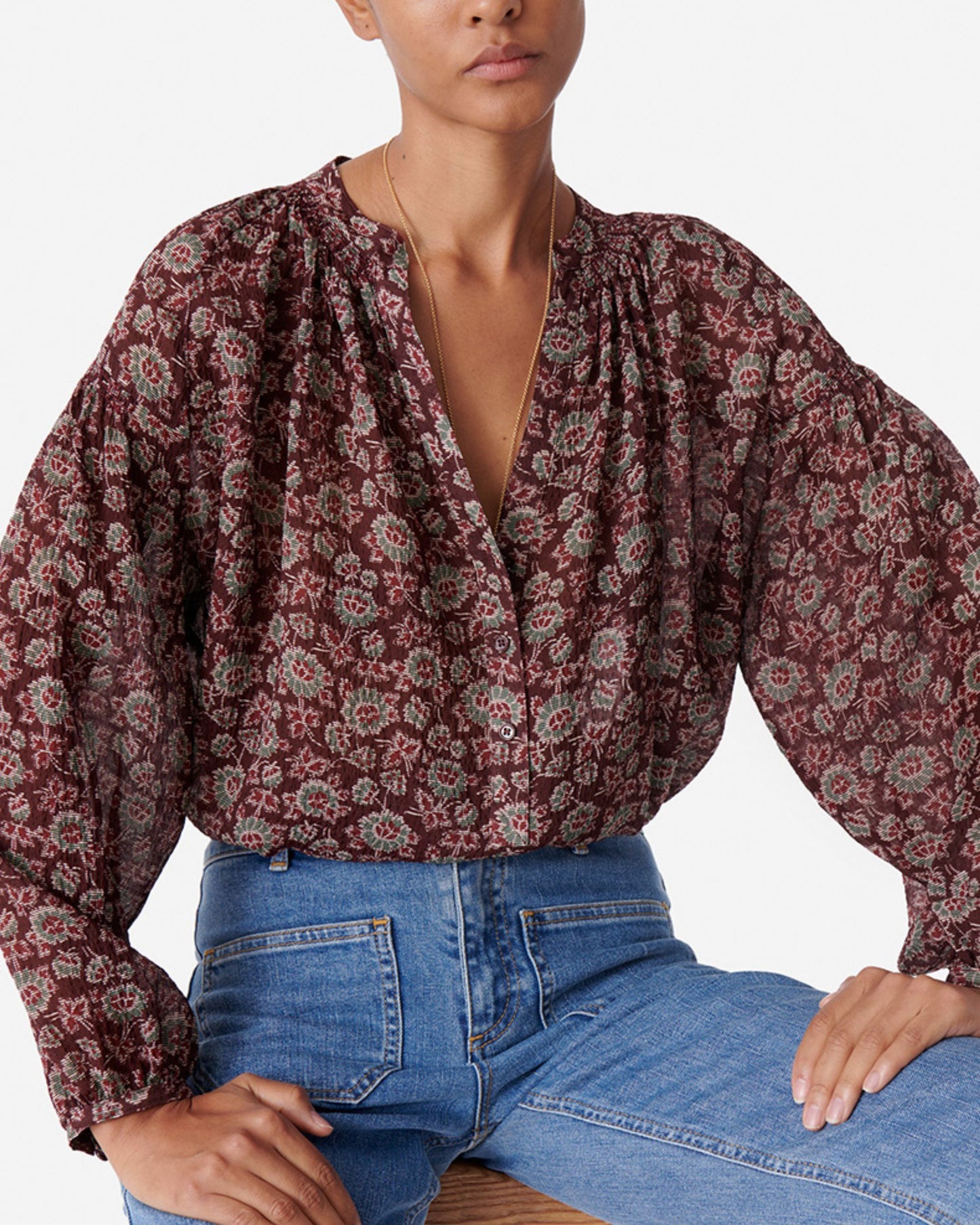 Vanessa Bruno Nipoa Shirt Marron