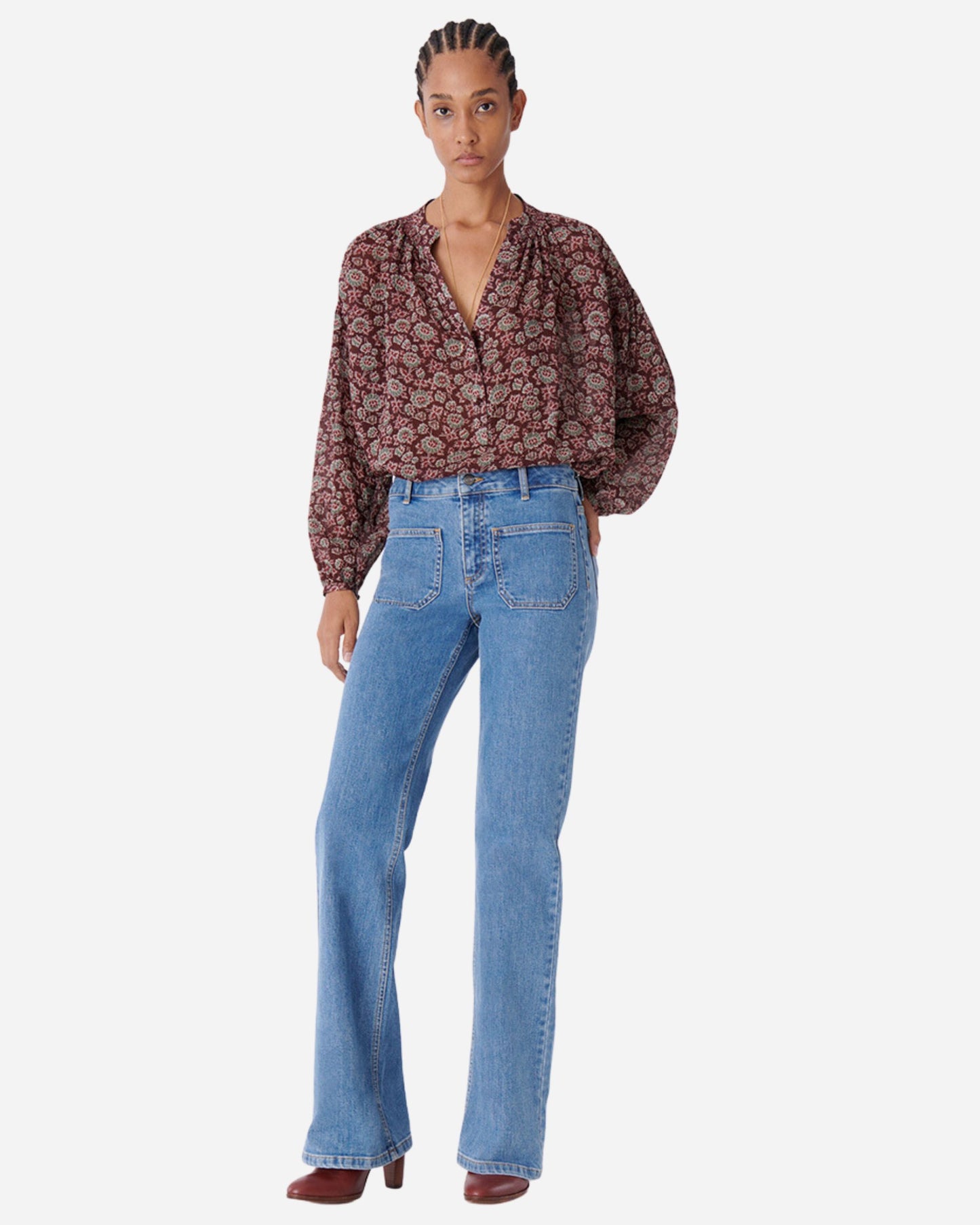 Vanessa Bruno Nipoa Shirt Marron