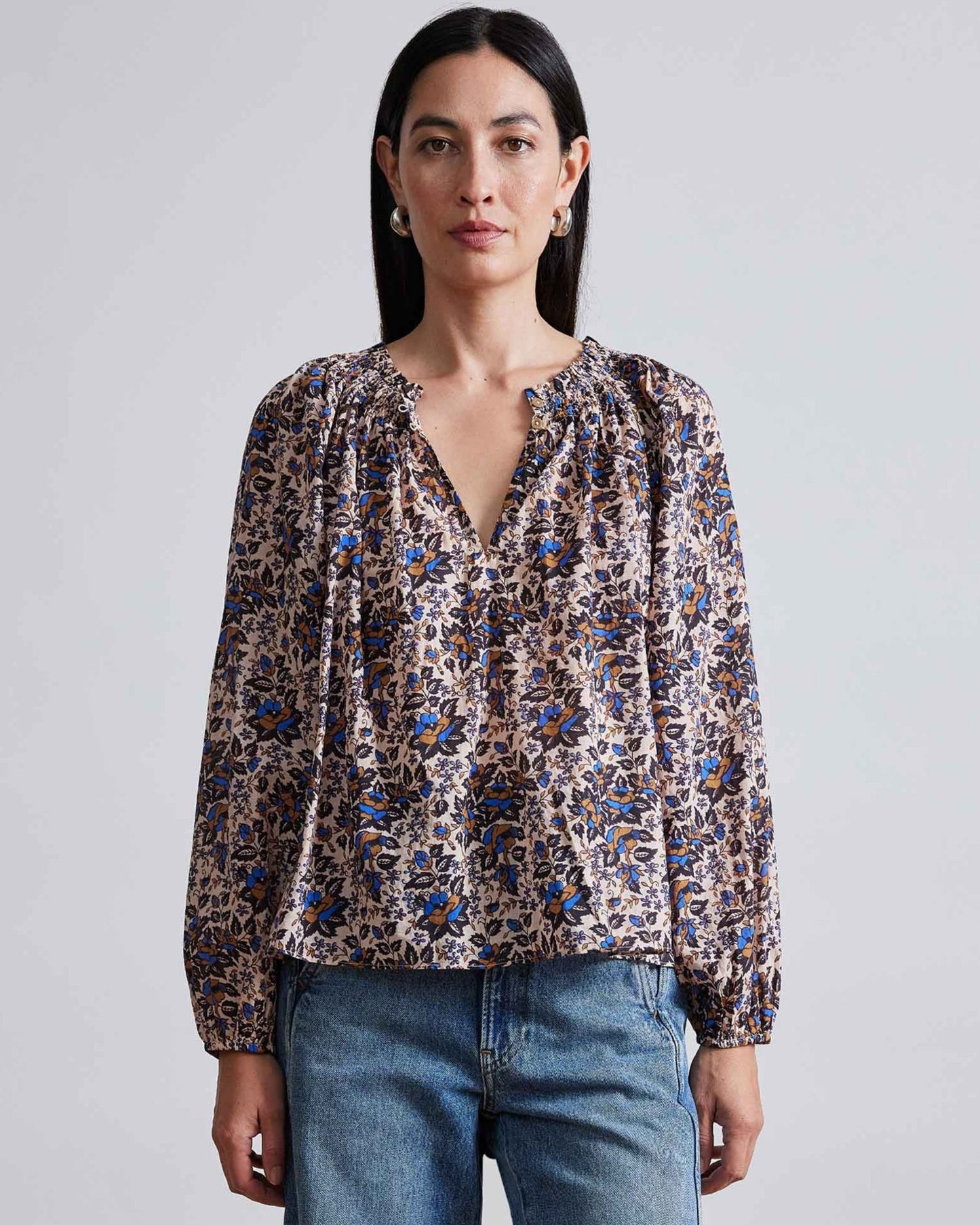 Apiece Apart Esparta Top Folk Foliage Light