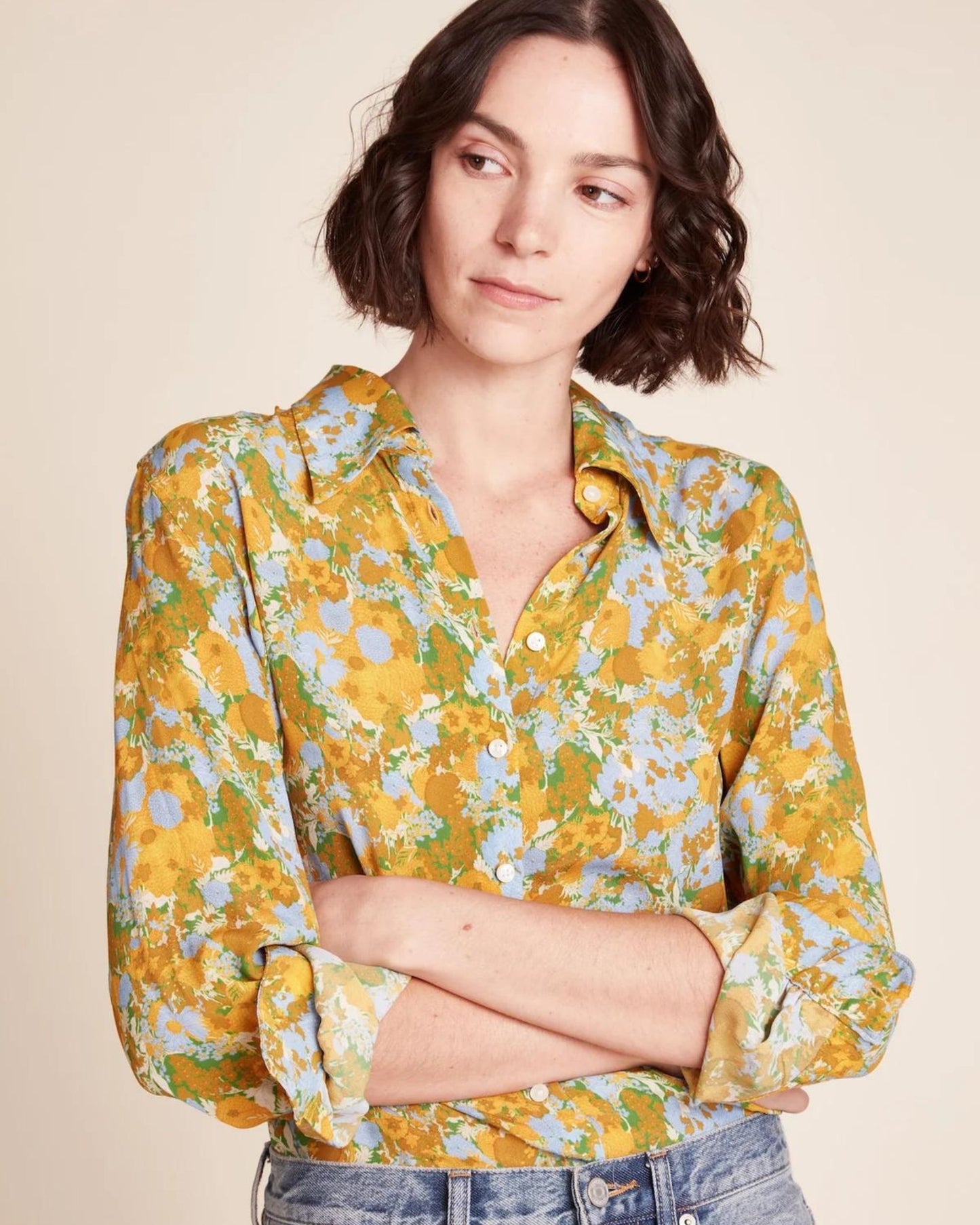 Trovata Jacquelin Shirt Golden Briar