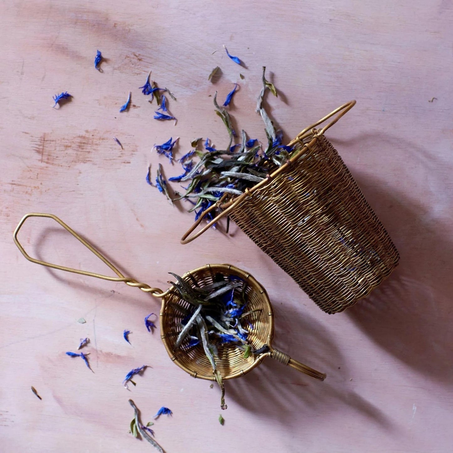 Bellocq Brass Petite Basket Strainer