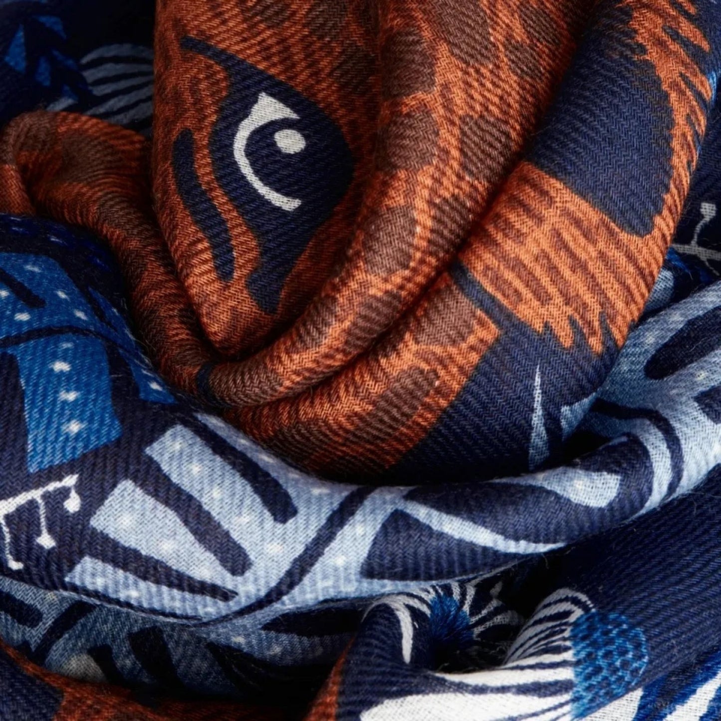 Inoui Editions Scarf 70 Rousseau Blue