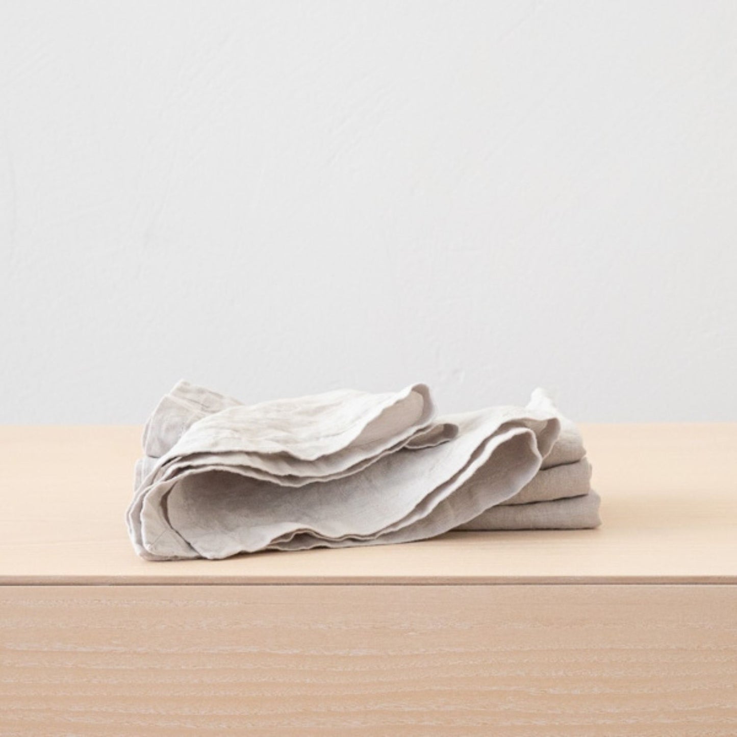 Stonewashed Linen Napkins Silver-Thistle Hill-Thistle Hill