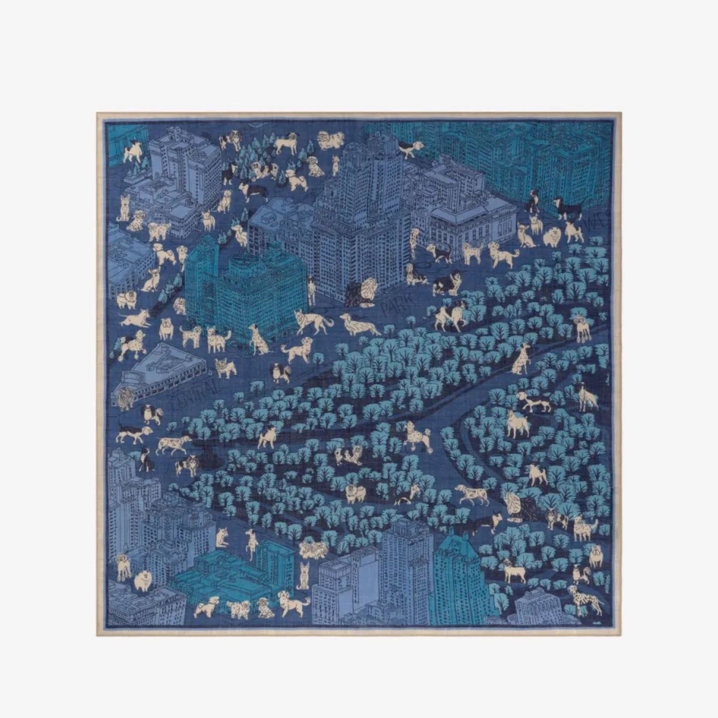 Inoui Editions Square 100 Central Park Blue