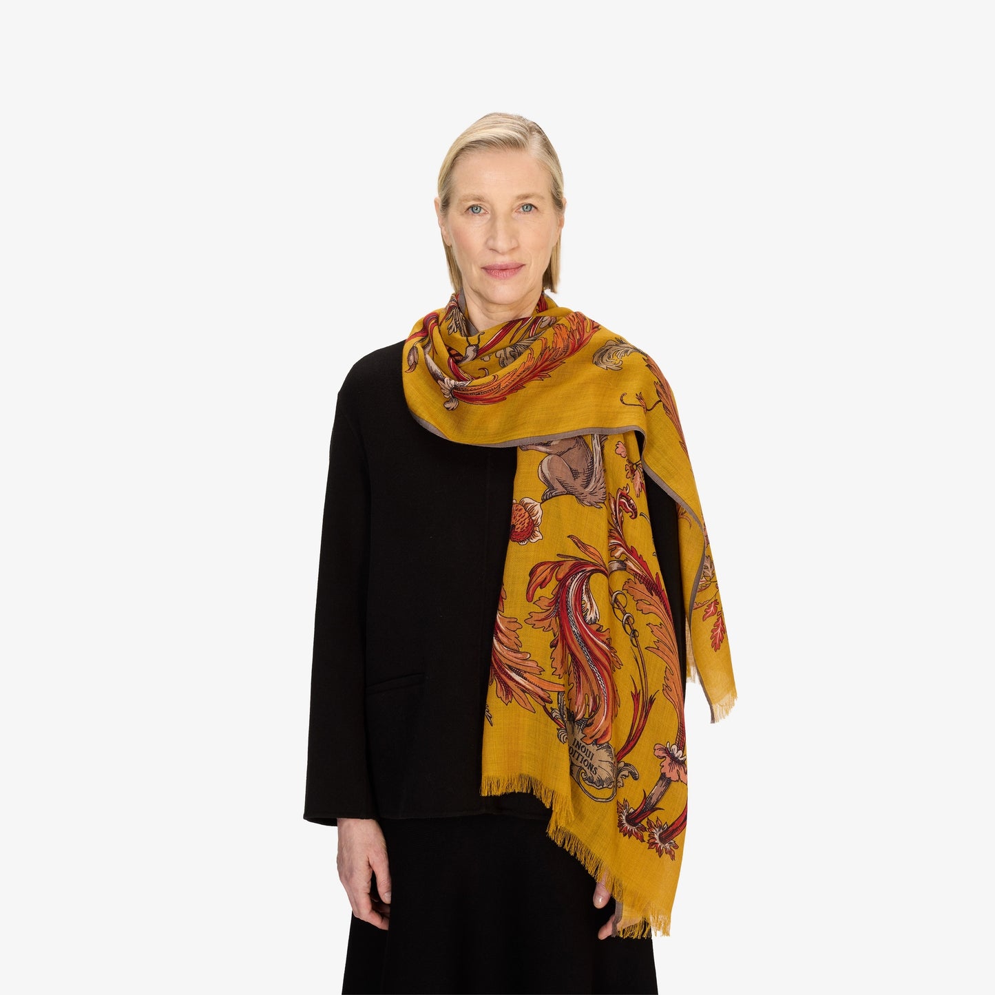 Inoui Editions Scarf 55 Rococo Saffron-Inoui Editions-Thistle Hill