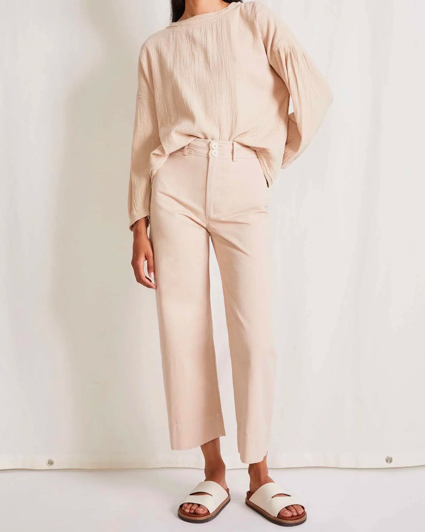 Apiece Apart Chino Merida Pant Warm Sand-Apiece Apart-Thistle Hill