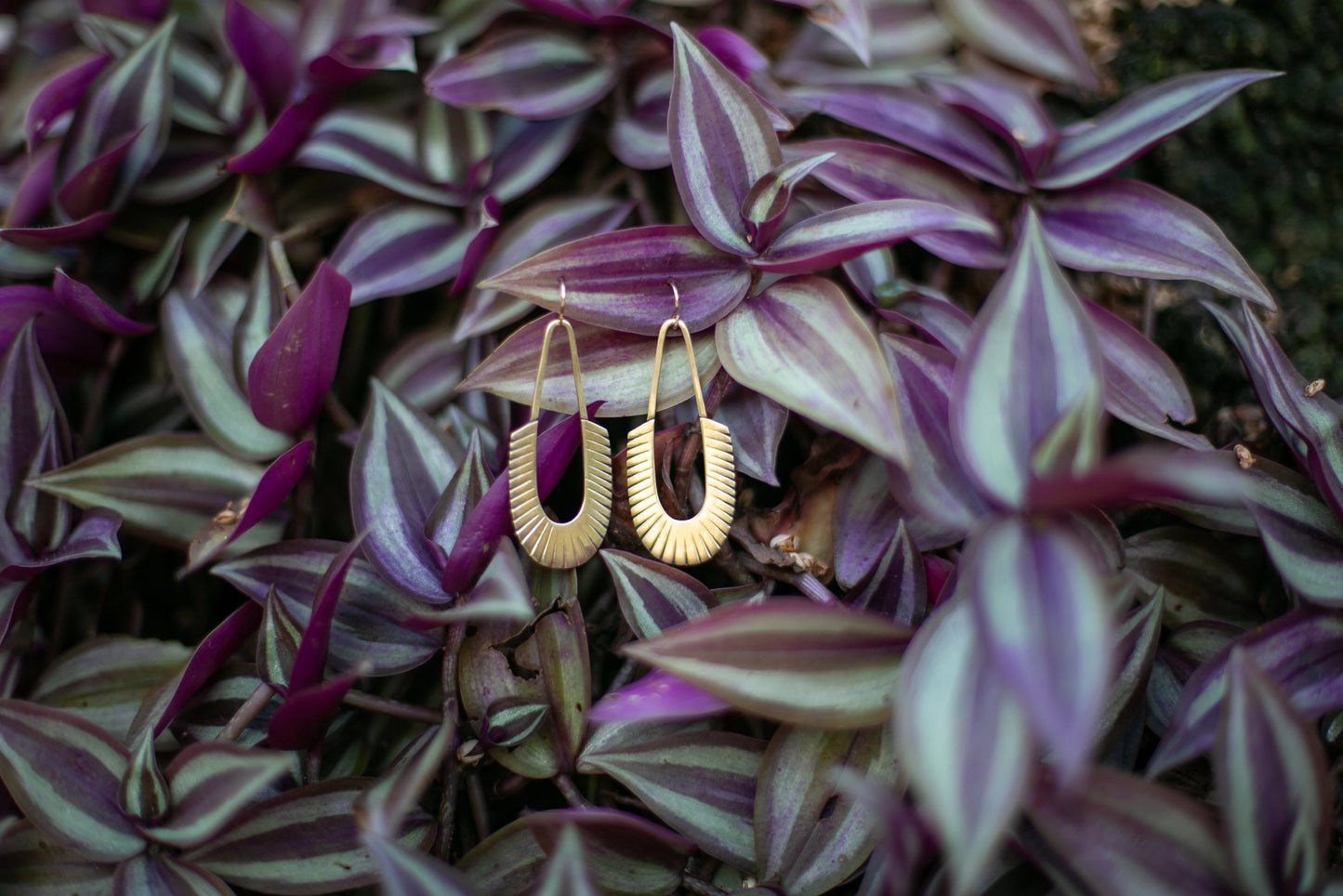 Carolyn Keys Adele Earrings Brass-Carolyn Keys-Thistle Hill