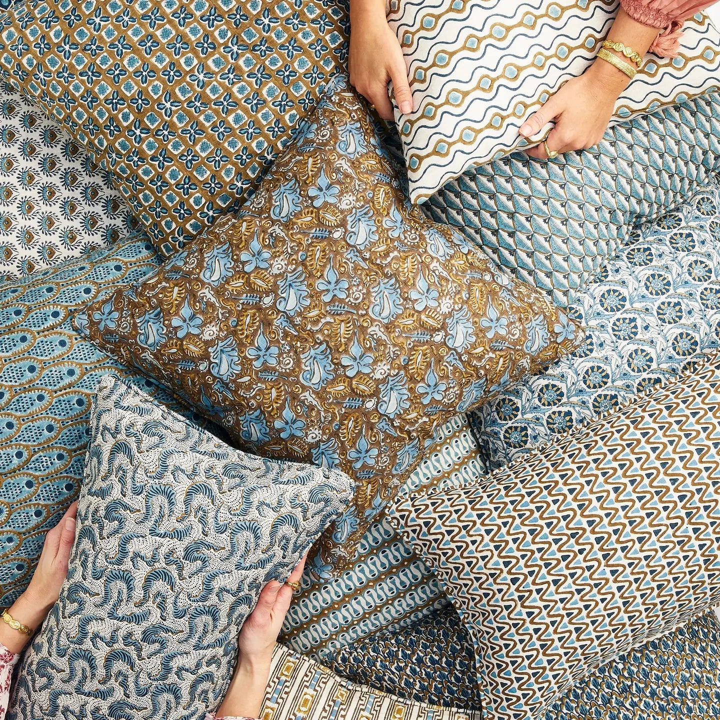 Walter G Maluka Tobacco Linen Cushion-Walter G-Thistle Hill