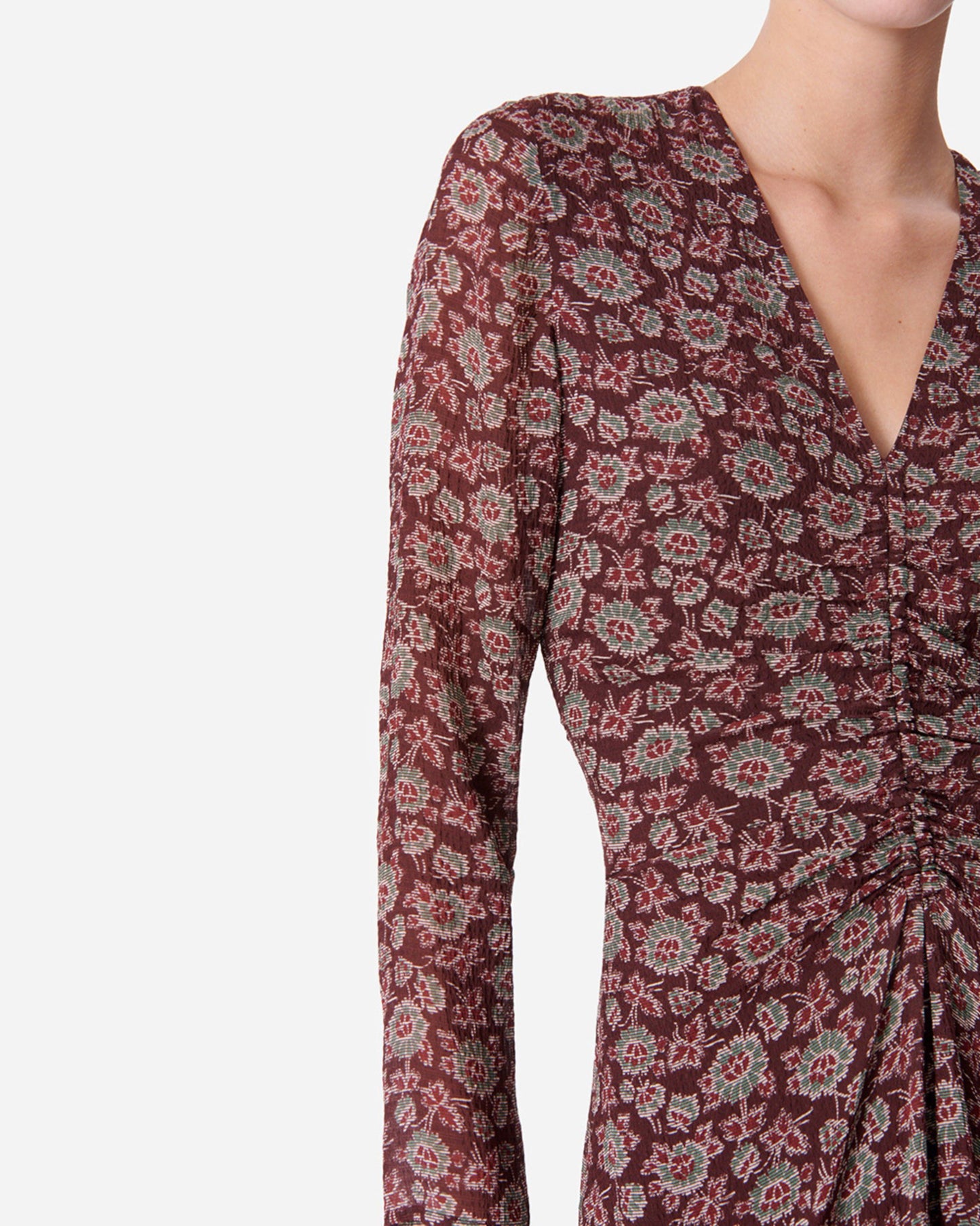 Vanessa Bruno Biba Dress Marron