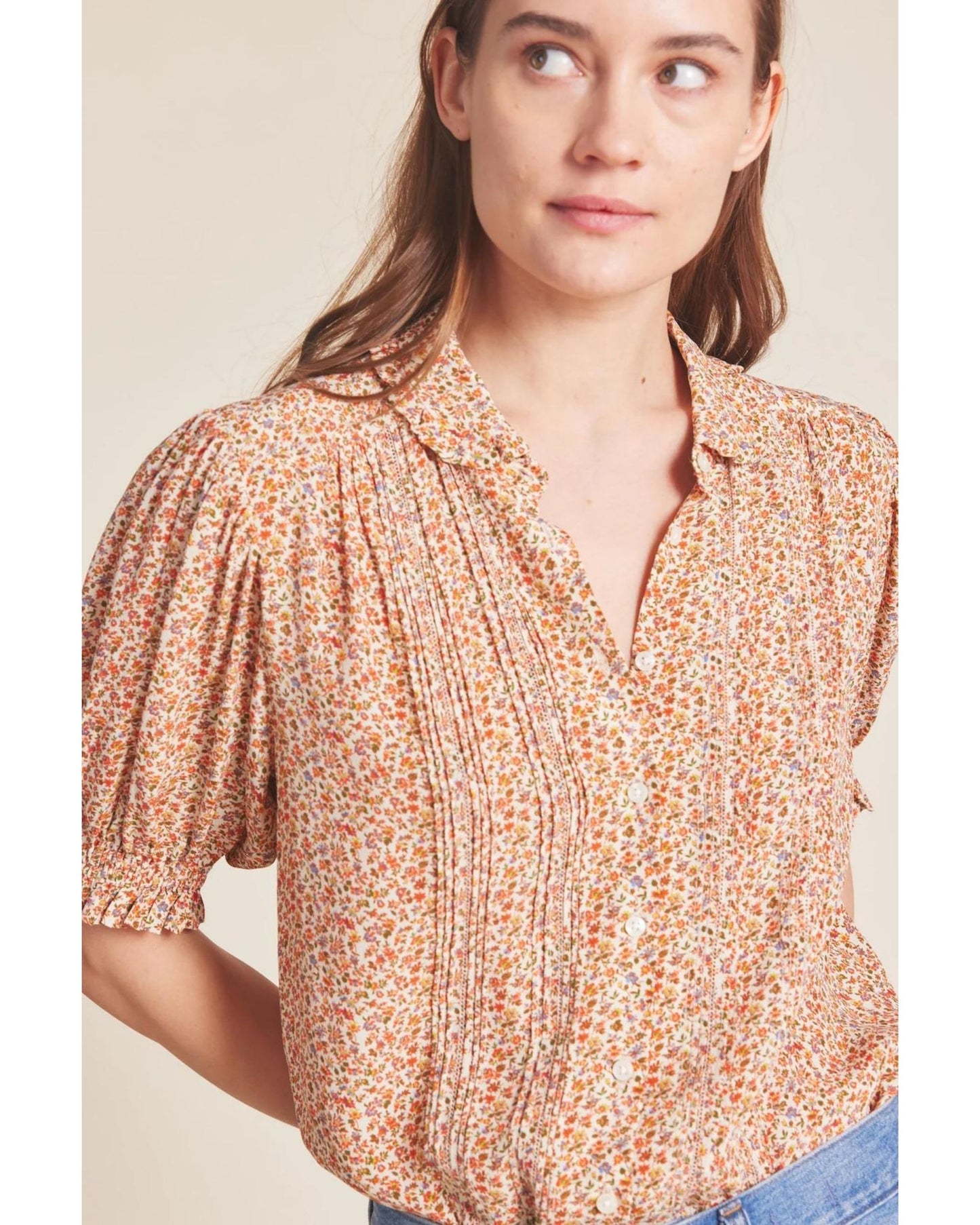 Trovata Gemma Blouse Bellflower Ditsy