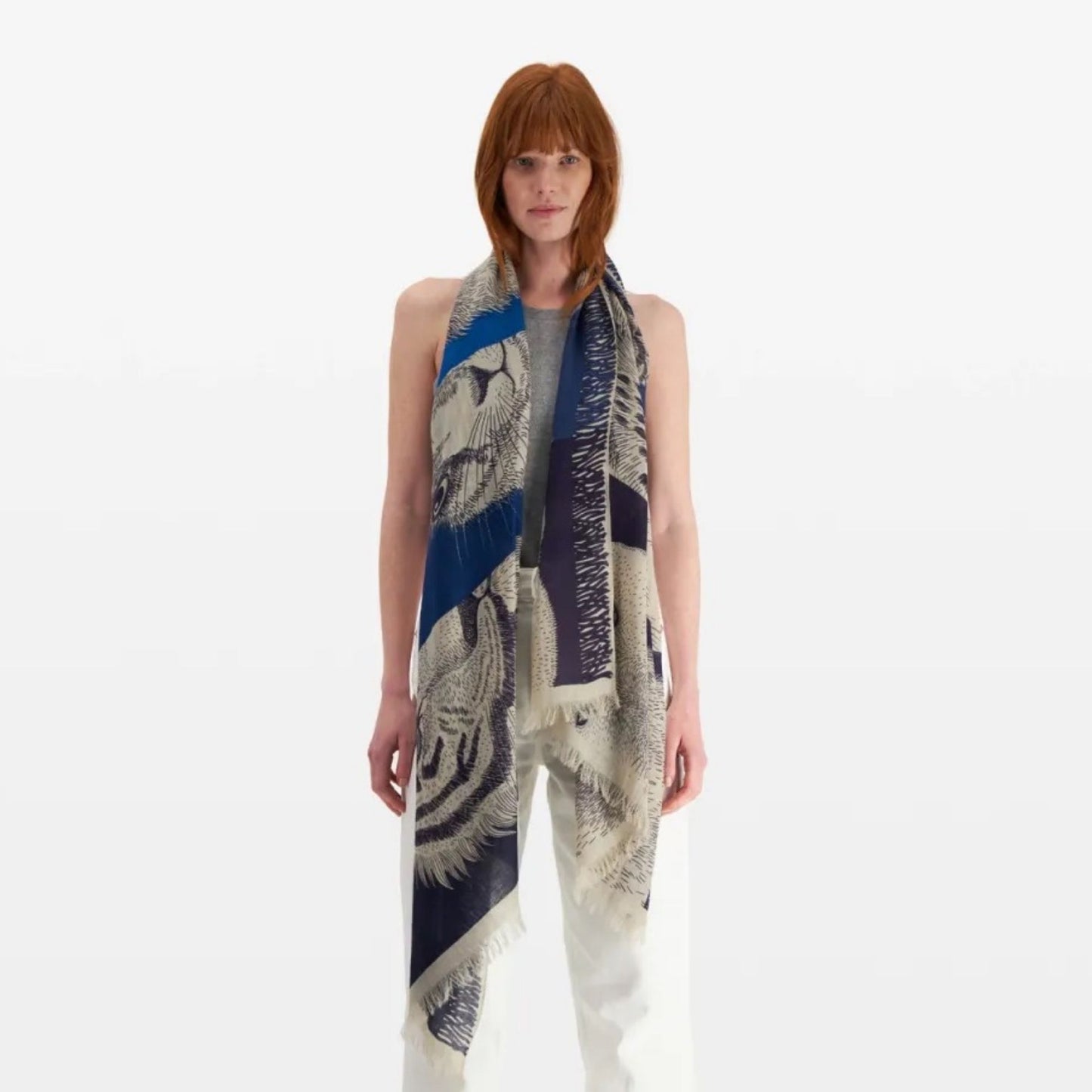 Inoui Editions Scarf 70 Freres Blue