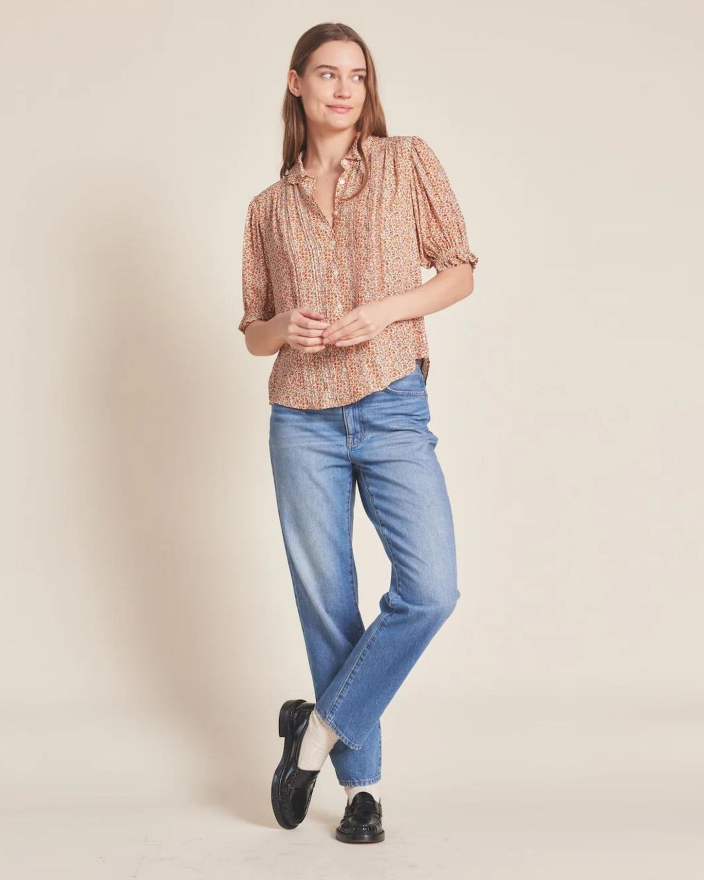 Trovata Gemma Blouse Bellflower Ditsy