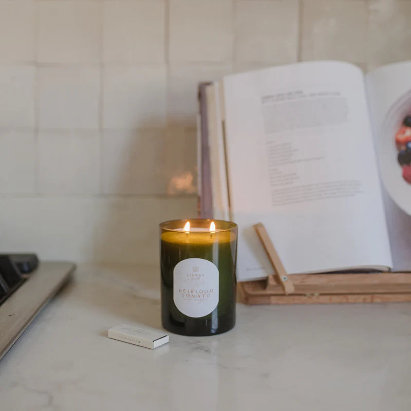 Linnea's Lights Double Wick Candle Heirloom Tomato-Linnea's Lights-Thistle Hill