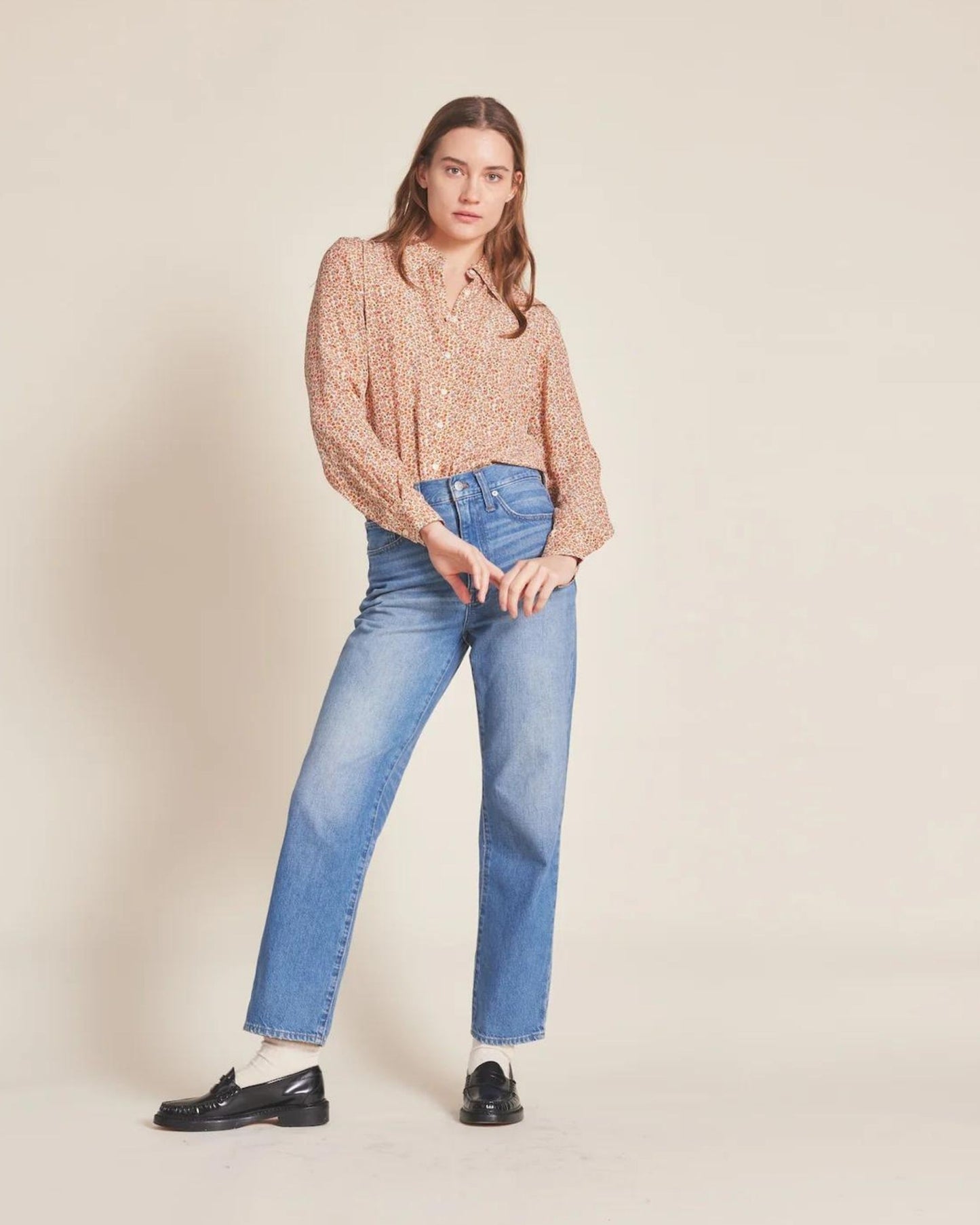Trovata Jacquelin Shirt Bellflower Ditsy